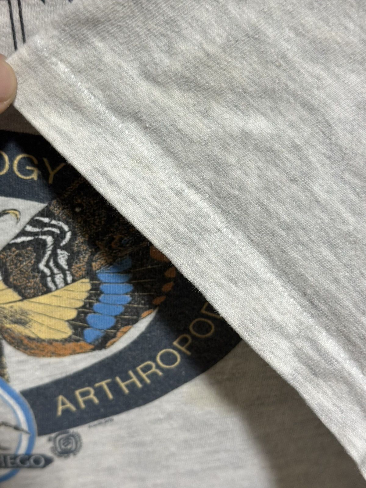 Hanes Vintage 90s Zoological Society Faded Tee Size US XL / EU 56 / 4 - 5 Thumbnail