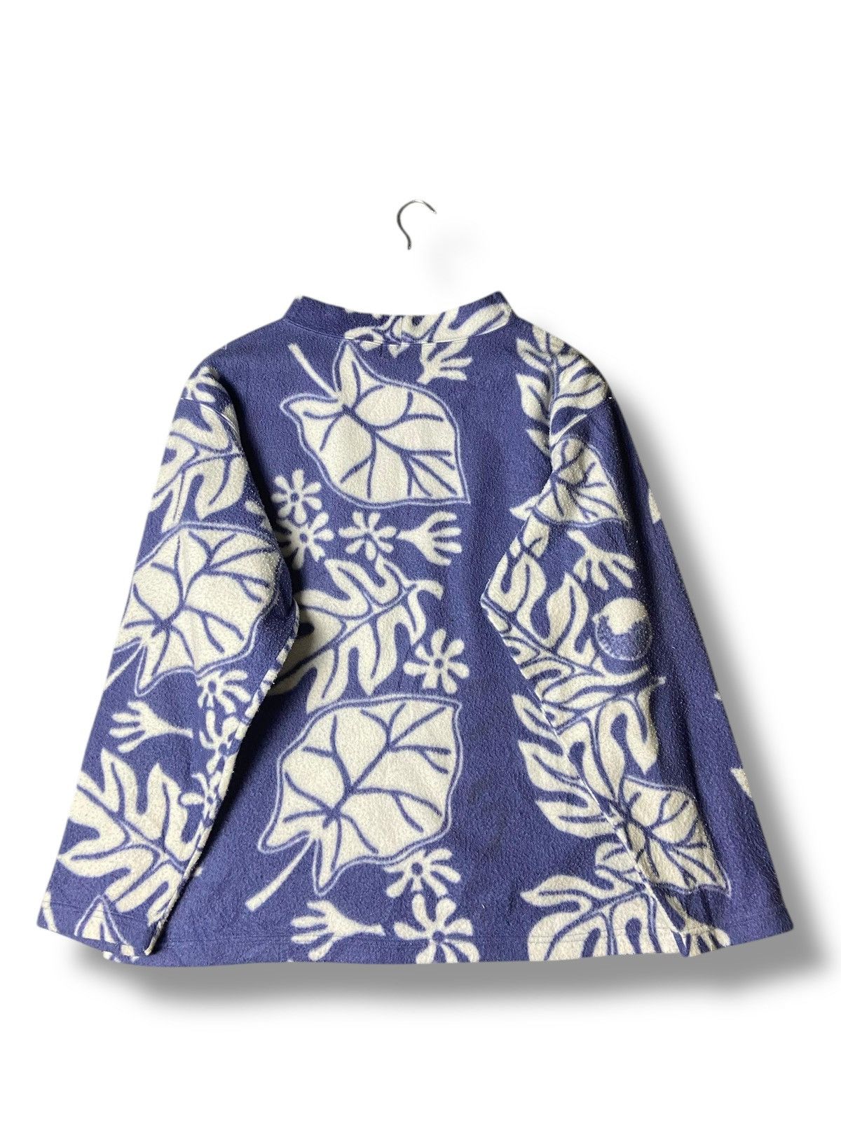 Japanese Brand LA2 Deux Brand Printed Fleece Pullover Sweater (154) Size US S / EU 44-46 / 1 - 2 Thumbnail