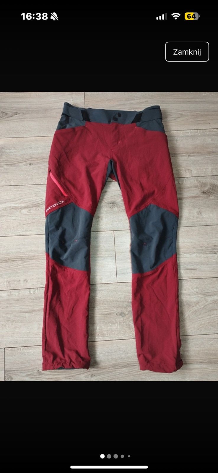 ORTOVOX Ortovox Merino Inside trekking pants XS Size 25" / US 0 / IT 36 - 1 Thumbnail