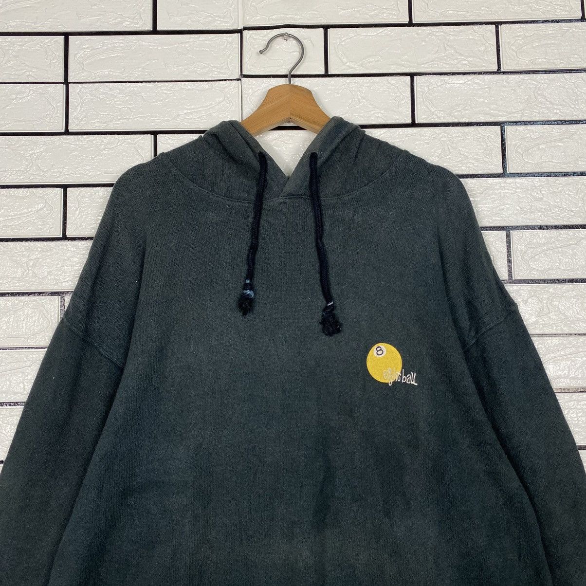 Vintage 📌Vintage Hoodie Anorak Pull Over 8 Eight Balls Streetwear Size US M / EU 48-50 / 2 - 14 Thumbnail