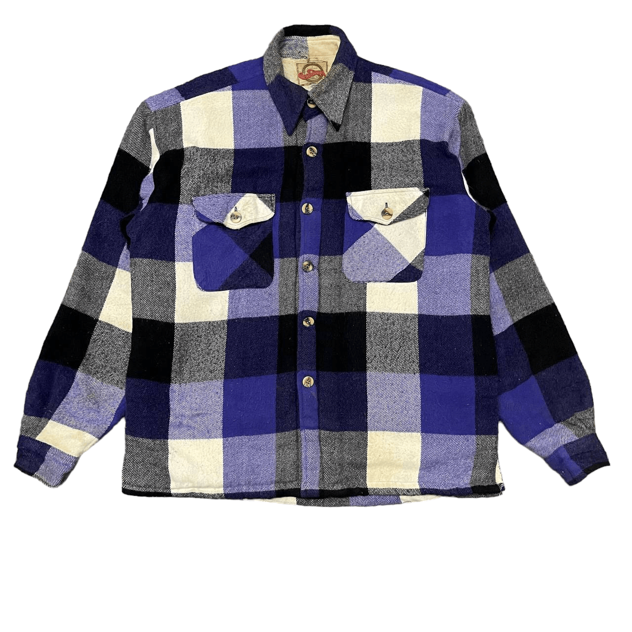 Japanese Brand Vintage Gresham Flannel Jacket Sherpa Linning Size US M / EU 48-50 / 2 - 1 Thumbnail