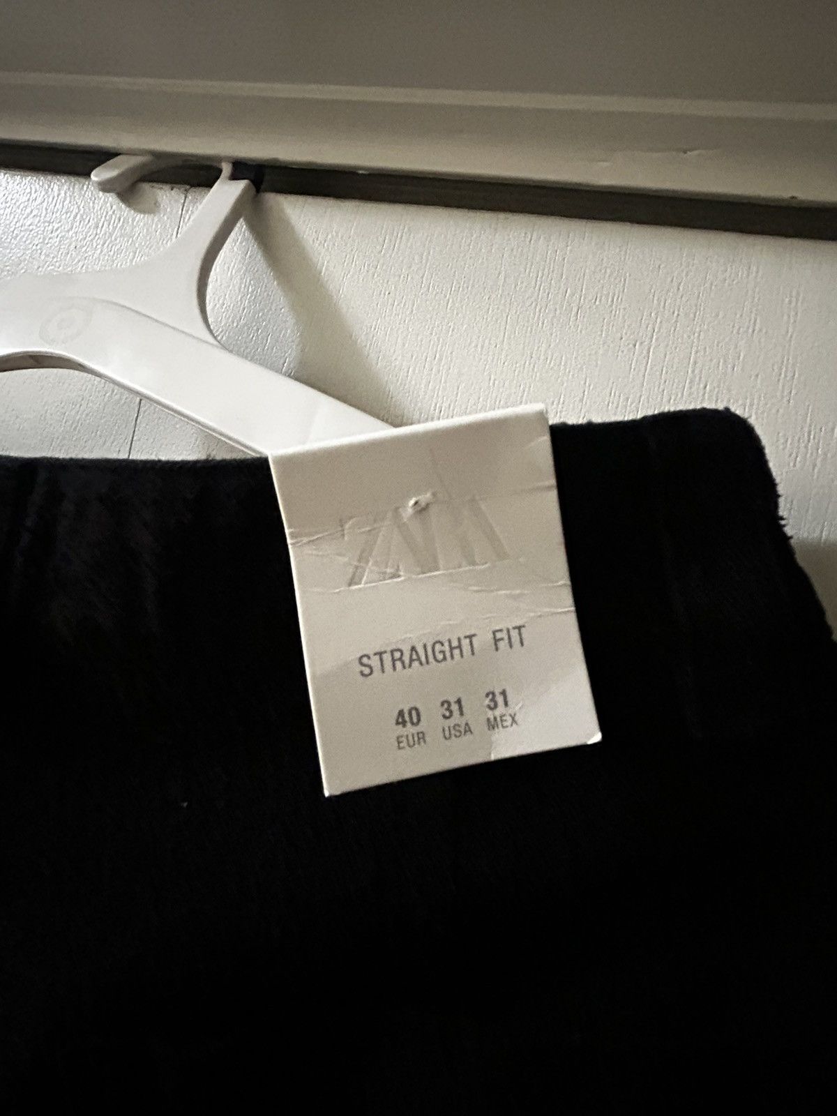 Zara Textured Straight Fit Pants Size US 31 - 4 Thumbnail