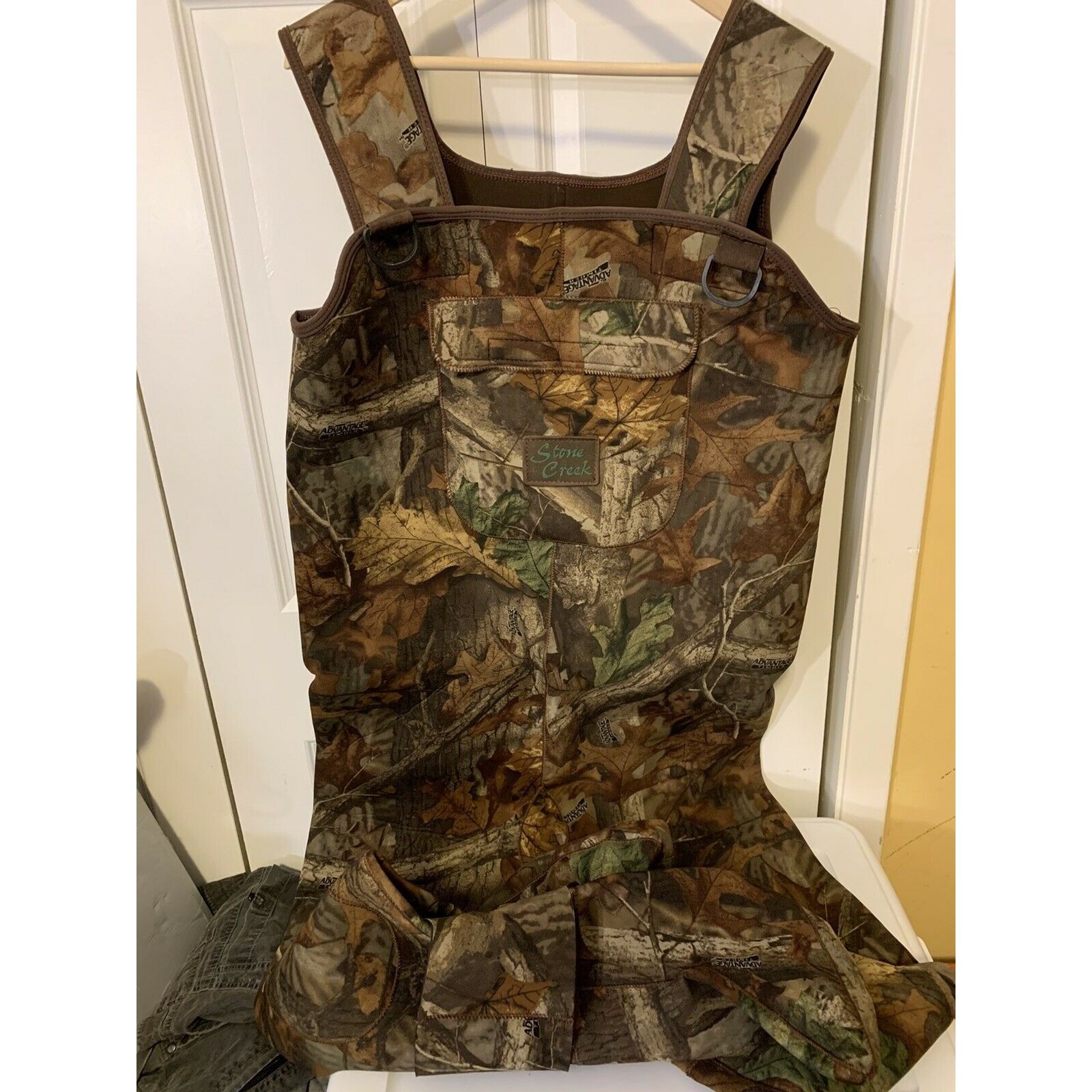 Other Neoprene Green Stone Creek Suspender Waders Stockingfoot Si Size US 36 / EU 52 - 6 Thumbnail