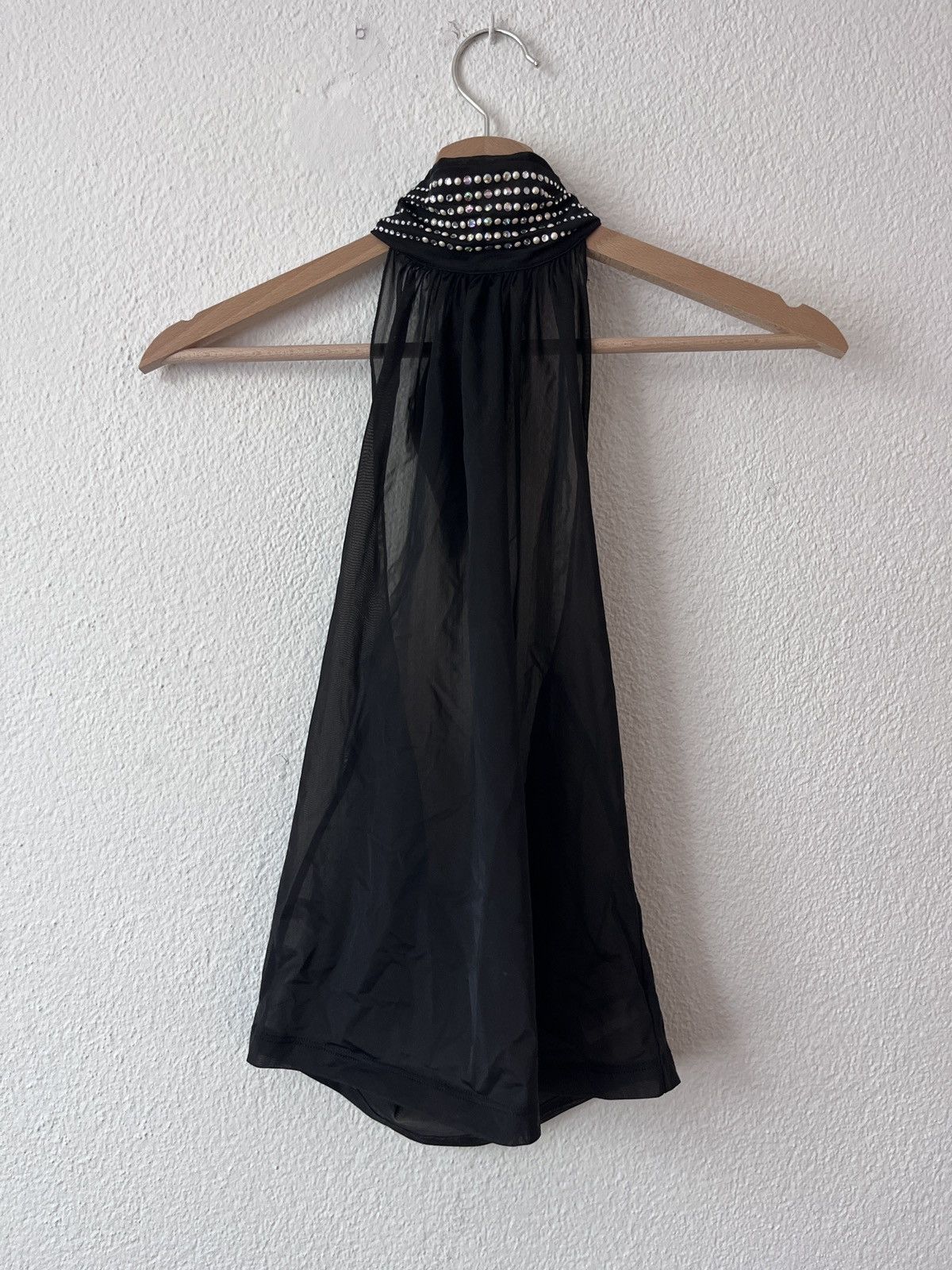 Other Margherita Mazzei couture sheer top with rhinestones M Size M / US 6-8 / IT 42-44 - 2 Thumbnail