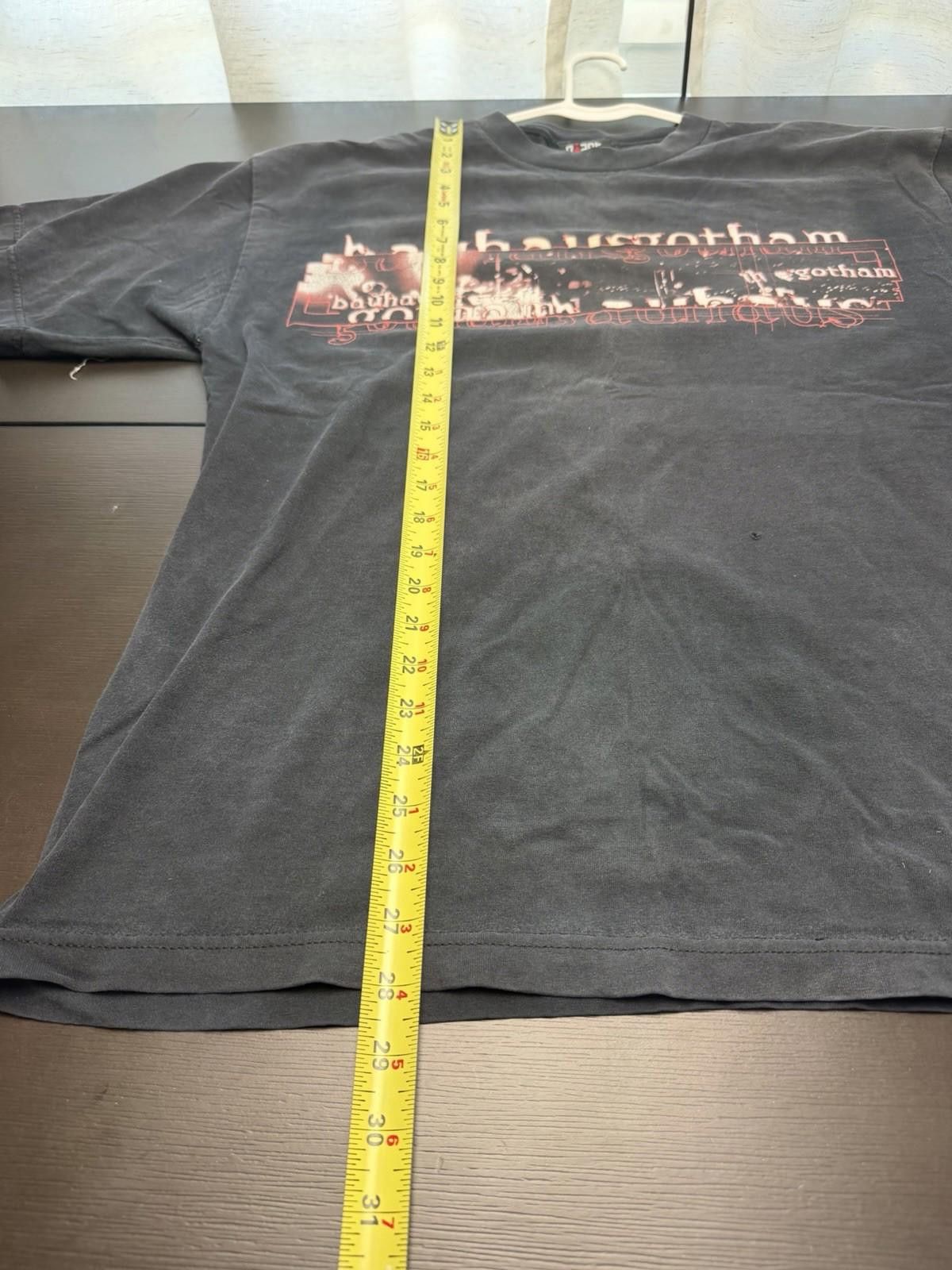 Giant Vintage 90s Bauhaus Peter Murphy Gotham Band Tee Black XL Size US XL / EU 56 / 4 - 5 Thumbnail