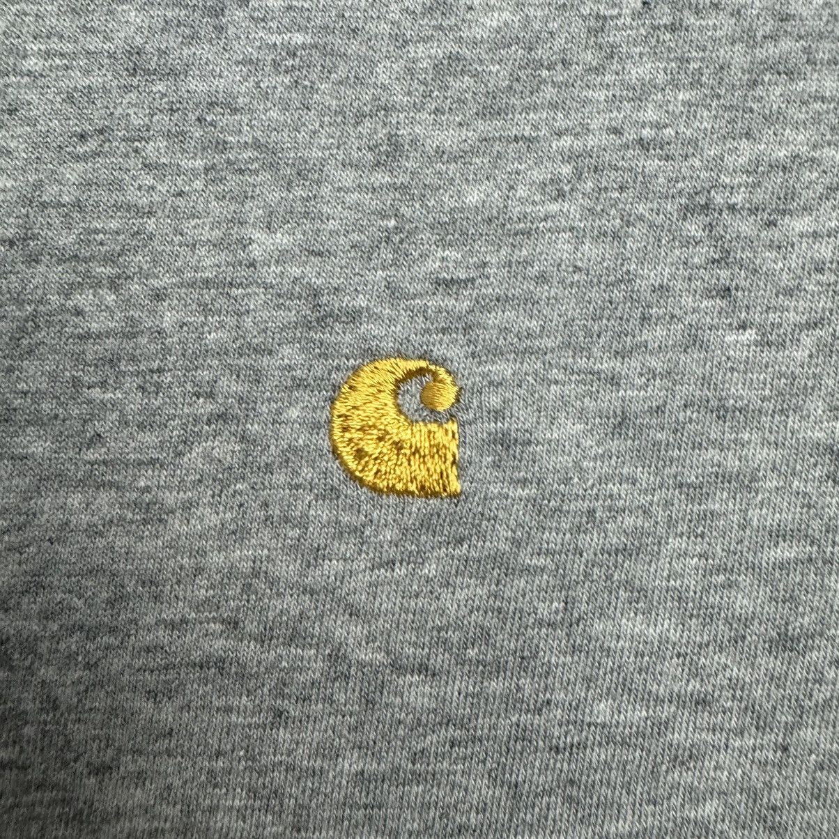 Carhartt Essential Carhartt Small Logo Embroidered Chase Grey Tee Size US L / EU 52-54 / 3 - 7 Thumbnail