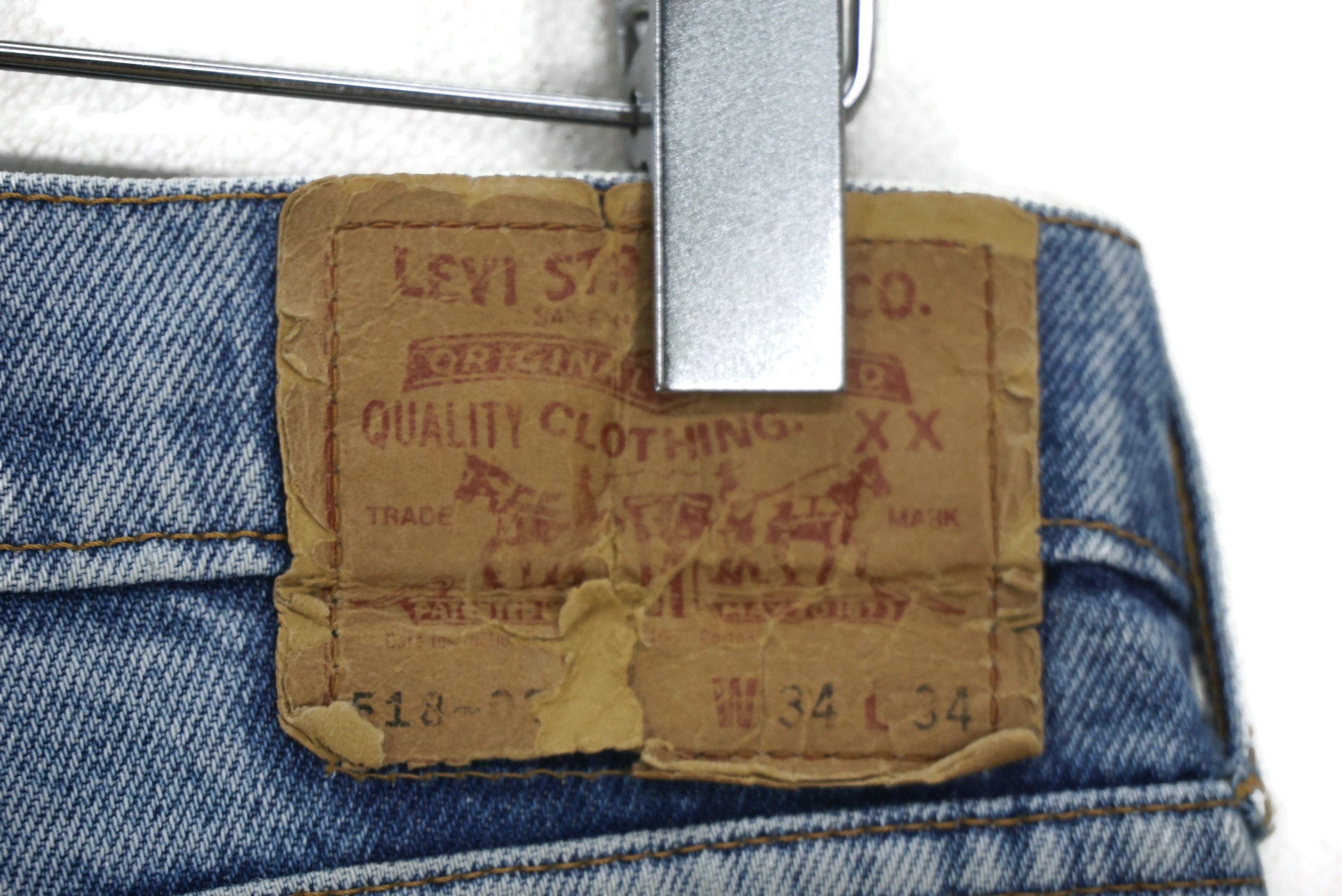 Levi's Vintage Levi's 518-03 Jeans Size W34xL28.5 Ankle Denim Japan Size US 34 / EU 50 - 9 Thumbnail