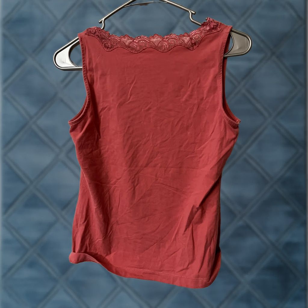 Talbots Talbots Tank Women Pink Small Cotton Knit Studio Basic Vintage: No Size S / US 4 / IT 40 - 1 Thumbnail