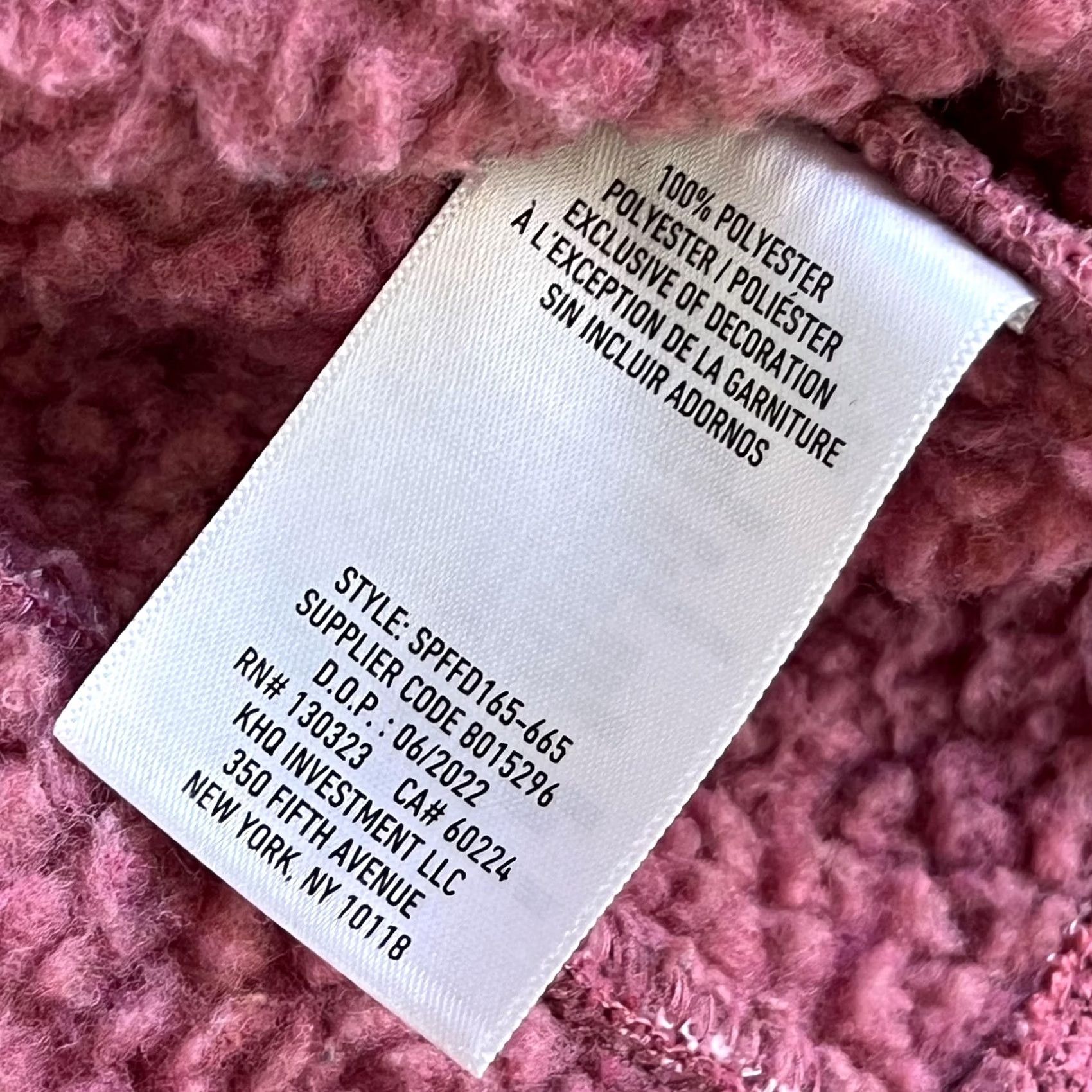 Spyder Spyder Fleece Jacket Womens Large Pink Full Zip Outdoor Size L / US 10 / IT 46 - 6 Thumbnail