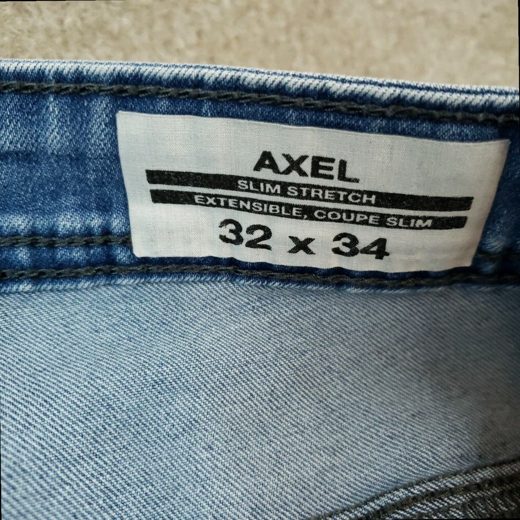 Buffalo David Bitton Buffalo David Bitton Slim Fit Blue Denim Jeans Mens 32x26 Size US 32 / EU 48 - 7 Thumbnail