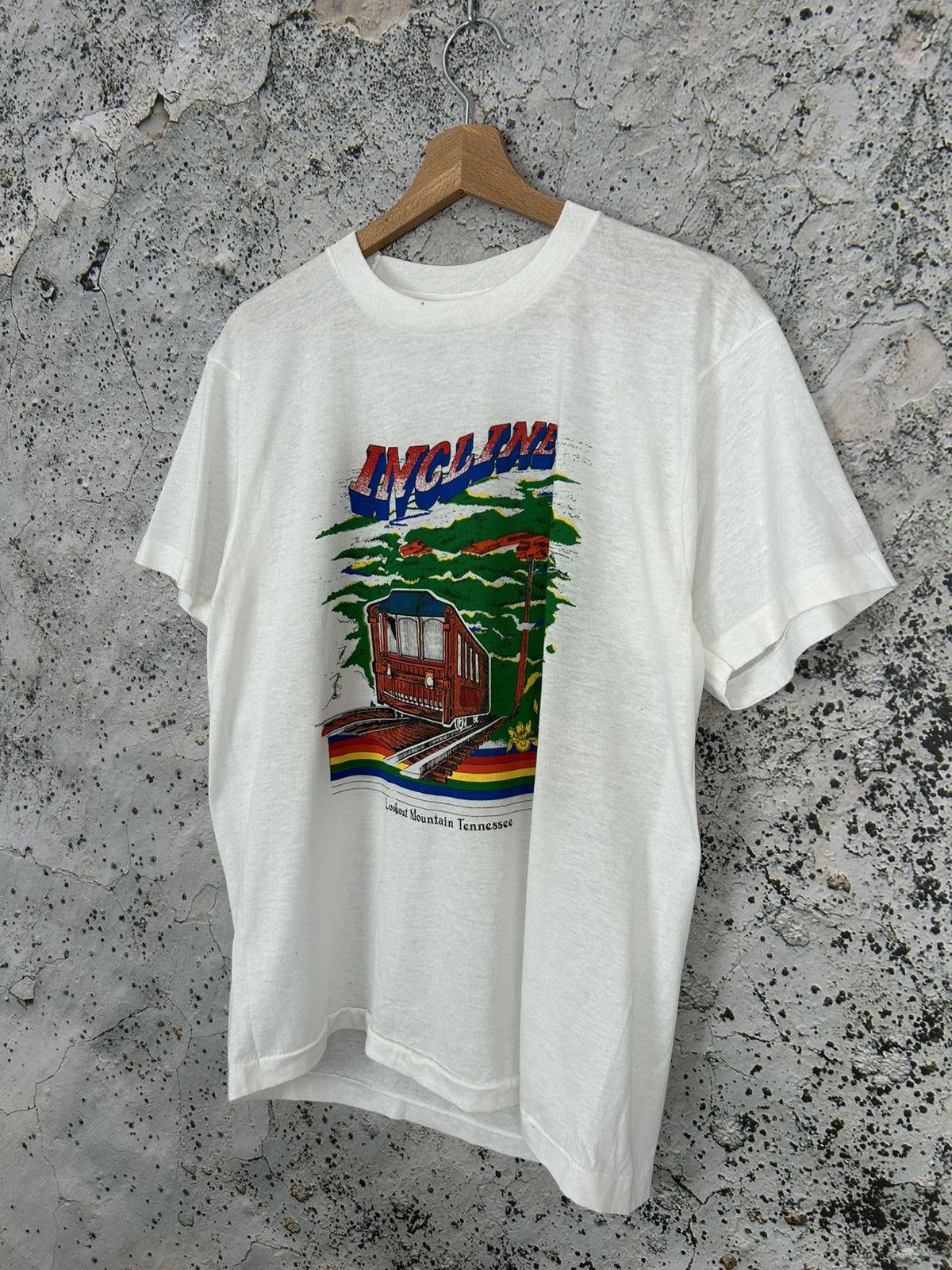 Vintage Vintage Incline Single Stitch Graphic Tee 90s Archive Size US L / EU 52-54 / 3 - 2 Thumbnail