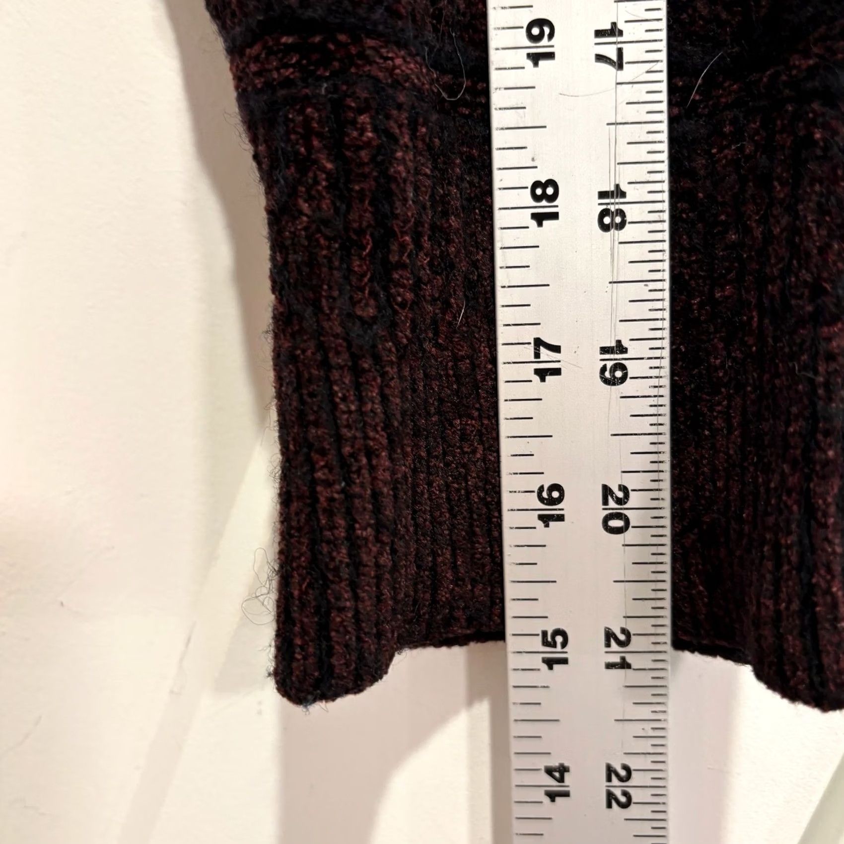 Jim Thompson Norm Thompson Sweater Striped Crewneck Burgundy Rust Black Large Size L / US 10 / IT 46 - 6 Thumbnail