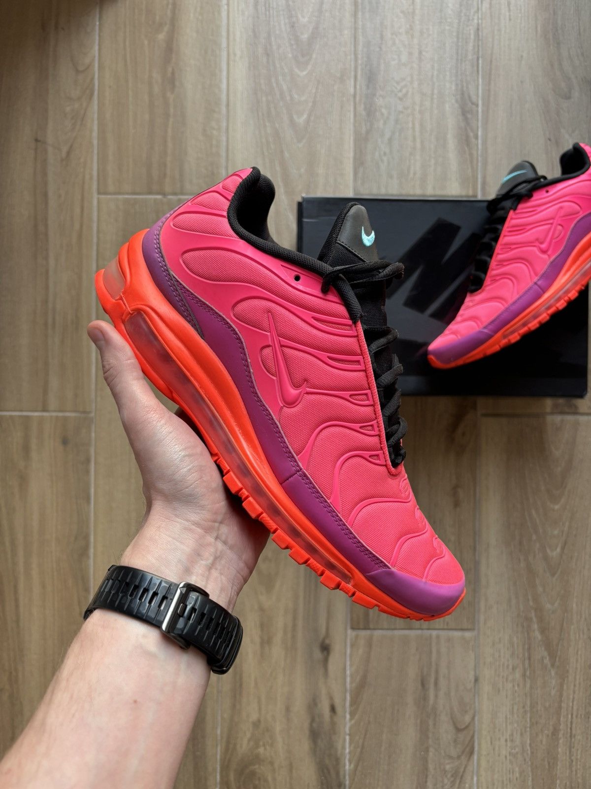 Nike Nike Air Max 97 Plus Racer Pink Size US 10 / EU 43 - 1 Thumbnail