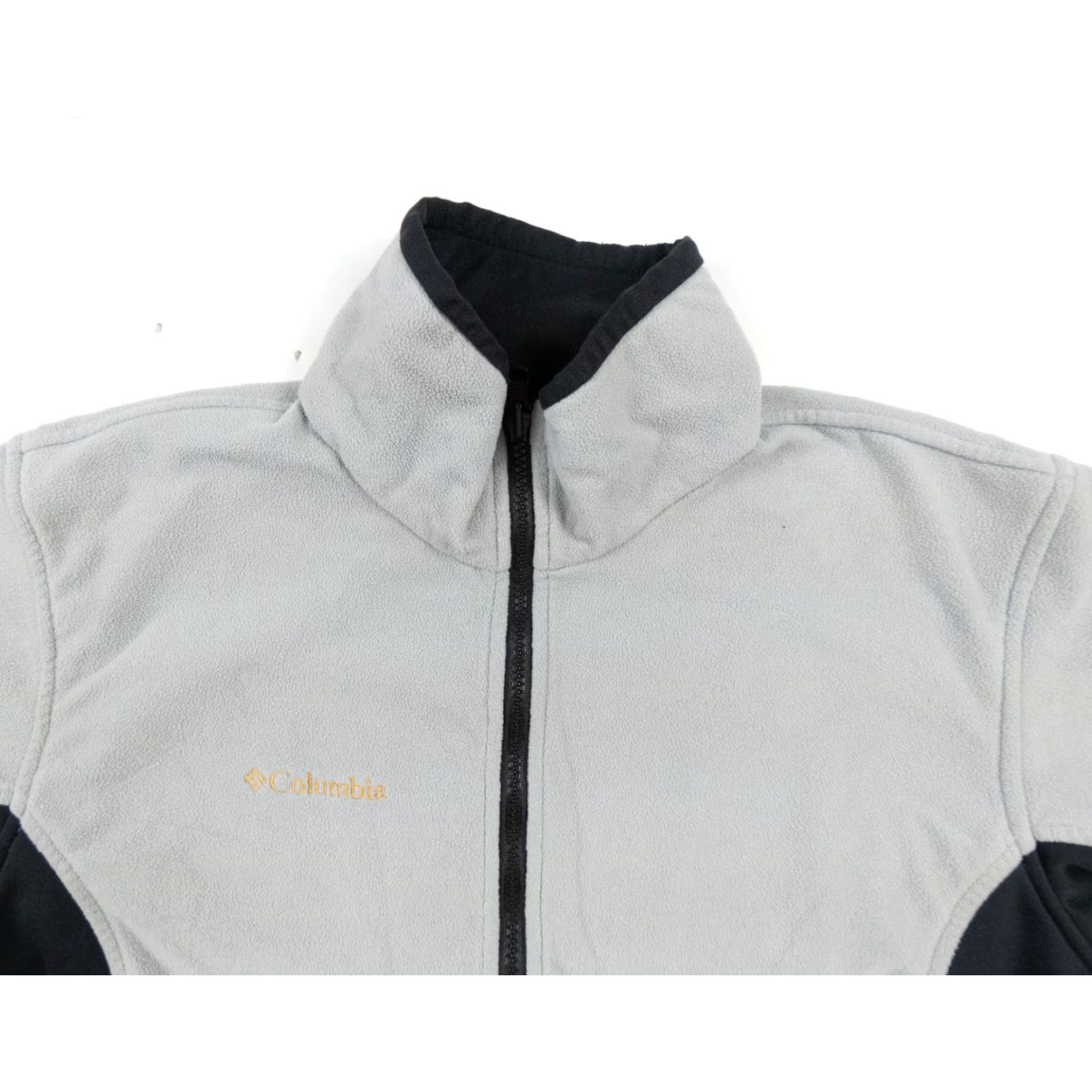 Vintage Columbia Jacket Womens Large Gray Titanium Fleece Full Zip Outdoor Casual Regular Shirt? Size L / US 10 / IT 46 - 2 Thumbnail