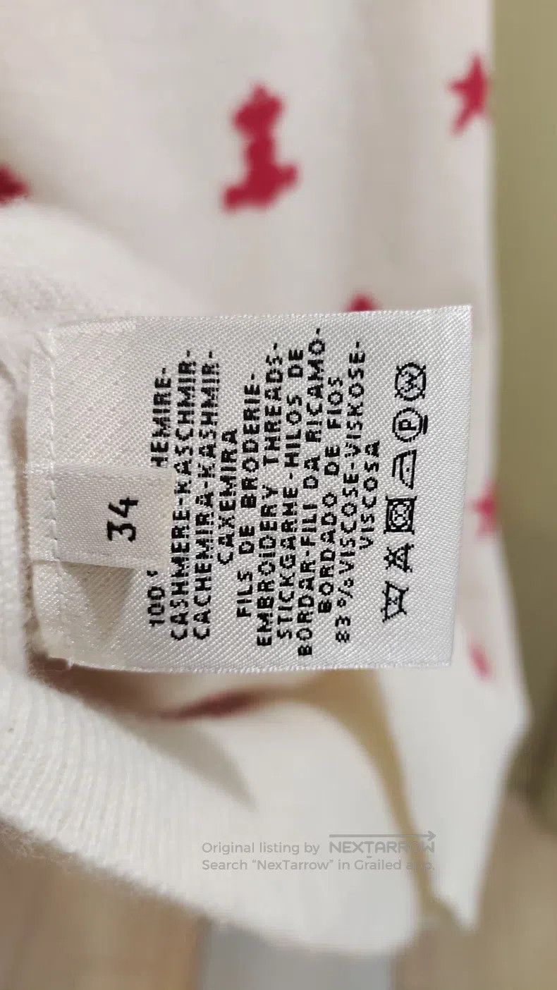 Other Hermes Back Logo Cashmere Top Size XXS / US 00 / IT 34 - 4 Thumbnail