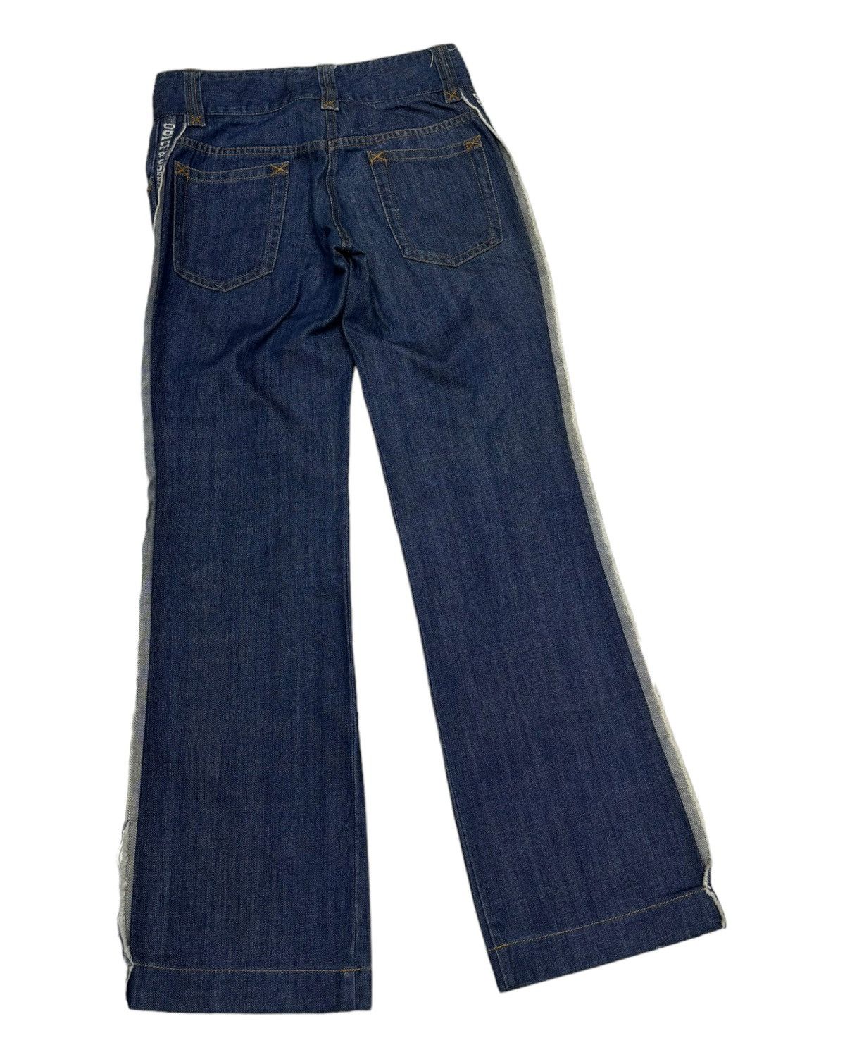 Dolce & Gabbana DOLCE & GABBANA SIDE LOGO DENIM JEANS Size 27" / US 4 / IT 40 - 4 Thumbnail