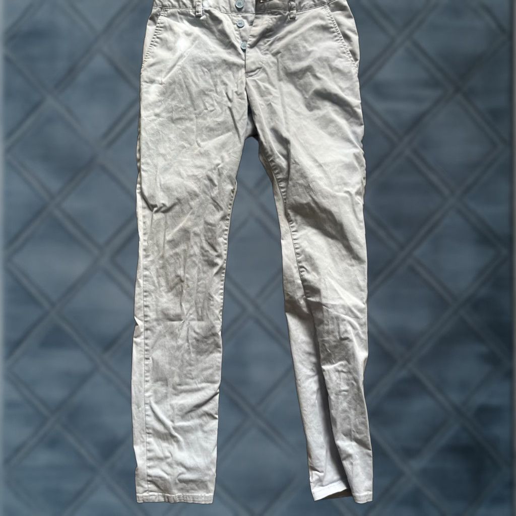 French Connection FRENCH CONNECTION Light Blue PANT CHINO STRETCH MACHINE GUN SZ 30 X 31 Size US 30 / EU 46 - 1 Thumbnail