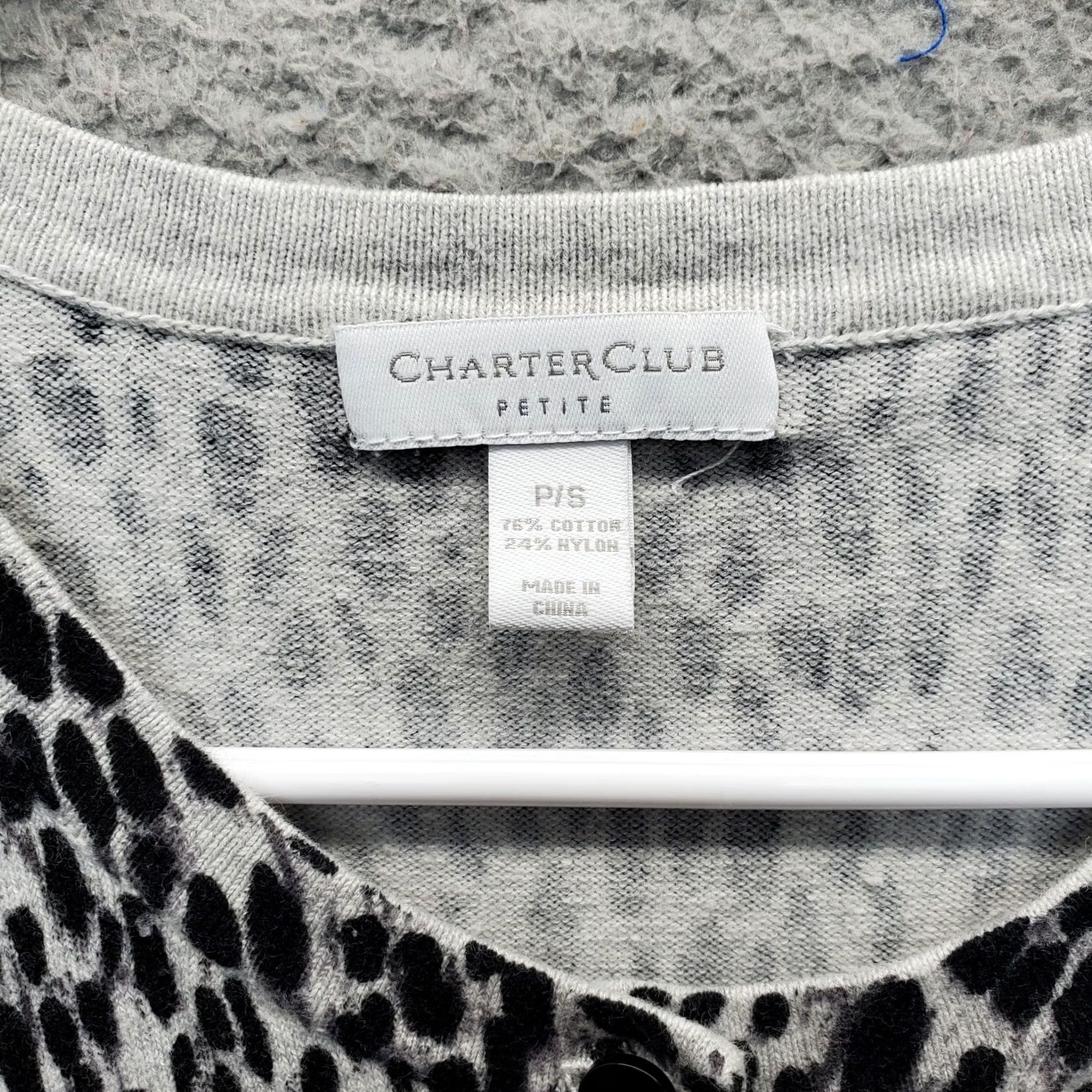 Charter Club Charter Club Cardigan Women’s PS Multi Leopard Print Long Sleeve Button Front Shirt Mens? Size S / US 4 / IT 40 - 4 Thumbnail