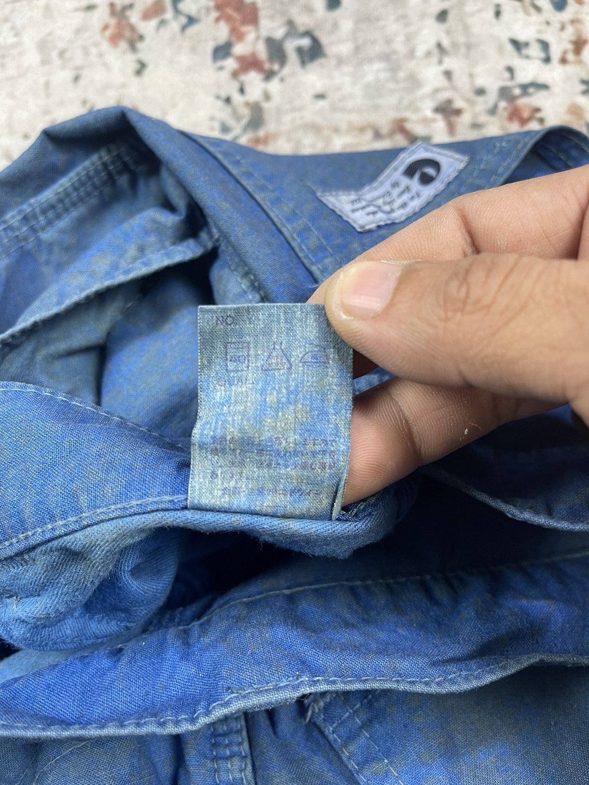 Edwin Vtg Distressed Dirt Edwin Blue Carpenter Pants Size US 28 / EU 44 - 8 Thumbnail