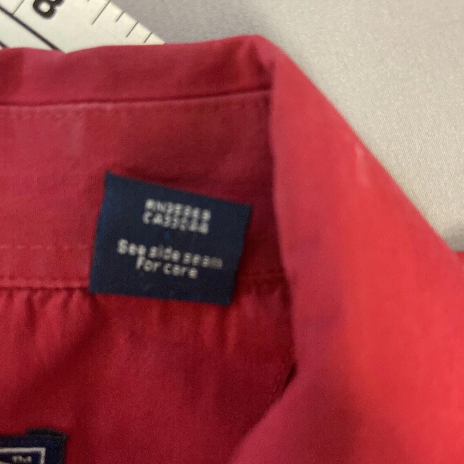 Roper Roper Shirt Mens Large Red Button Pearl Snap Size US L / EU 52-54 / 3 - 7 Thumbnail