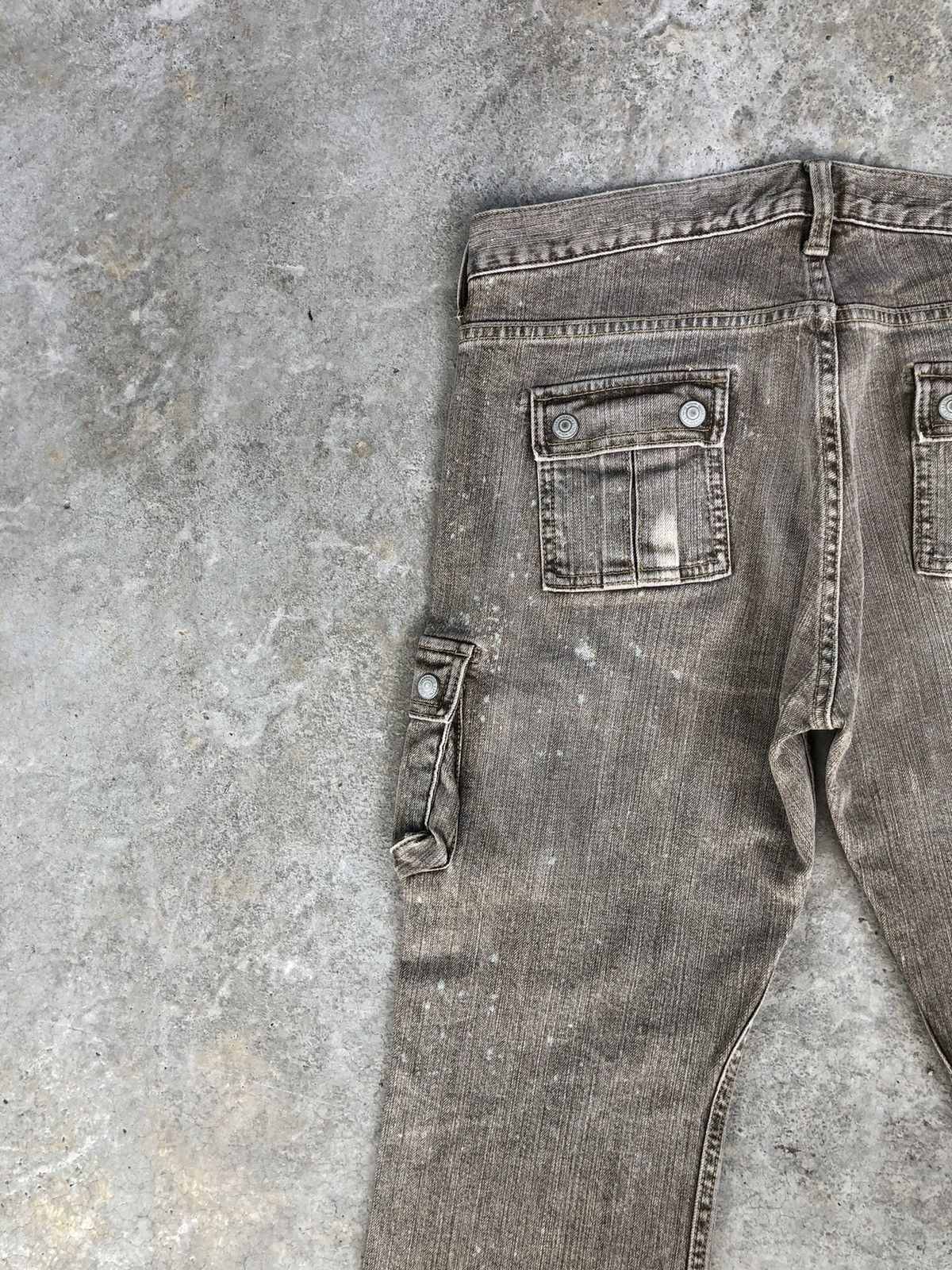 Japanese Brand Japanese Oririn Flared Jeans Distressed Jeans Cargo Jeans Size US 32 / EU 48 - 9 Thumbnail