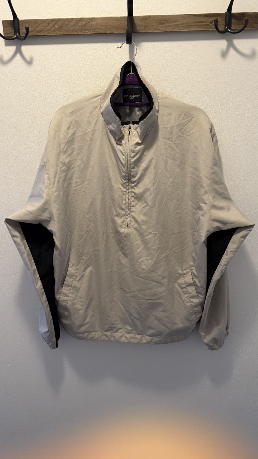 Dockers × Vintage Dockers Golf 1/4 Zip Windbreaker Size US L / EU 52-54 / 3 - 1 Thumbnail