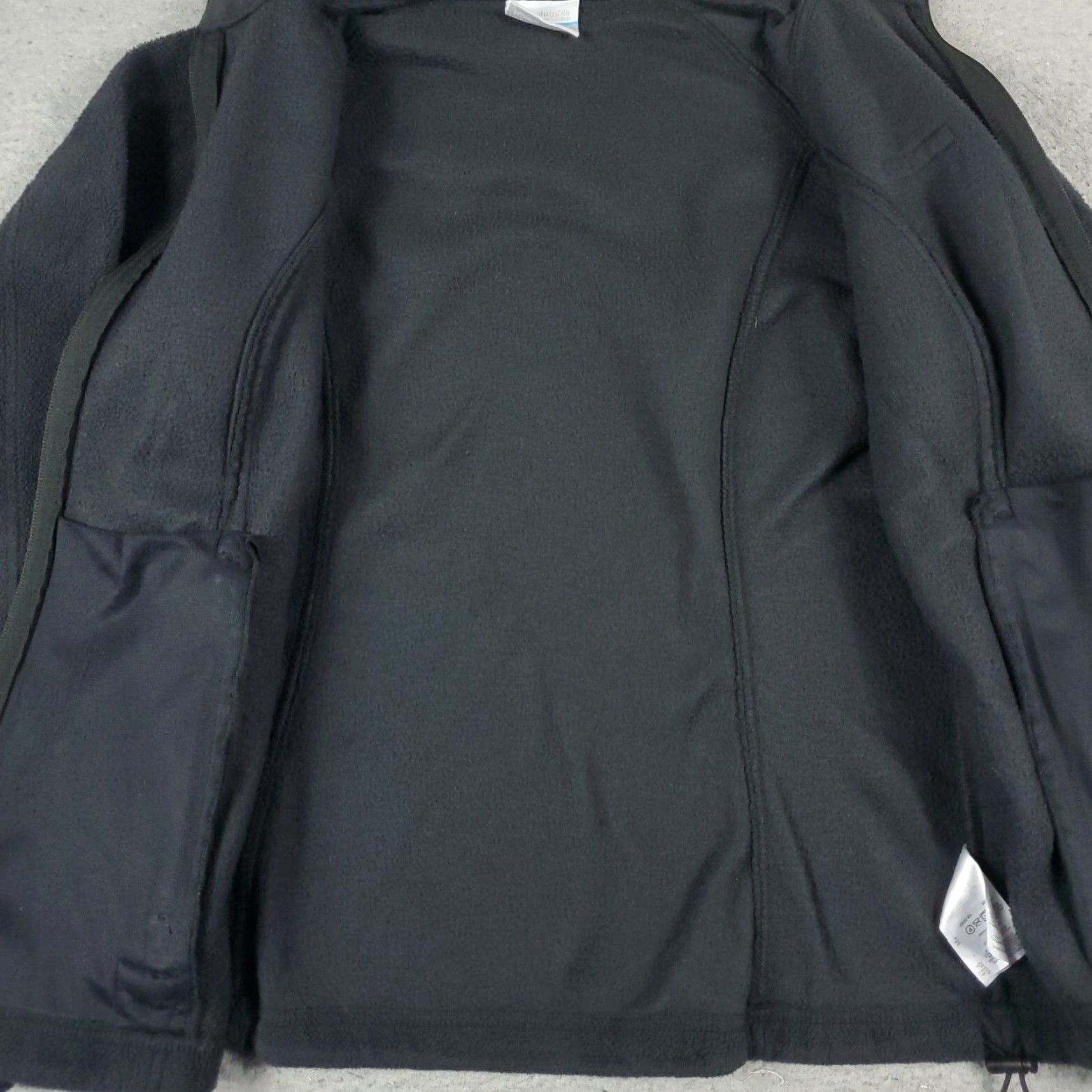 Vintage Columbia Jacket Womens PS Black Fleece Full Zip Up Sweater Sweatshirt Size S / US 4 / IT 40 - 5 Thumbnail