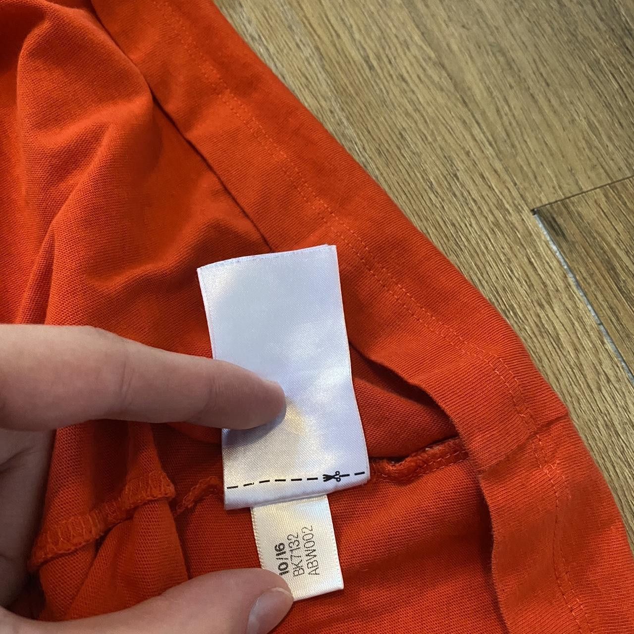 Adidas Orange and white Adidas t-shirt #adidas Size US S / EU 44-46 / 1 - 5 Thumbnail