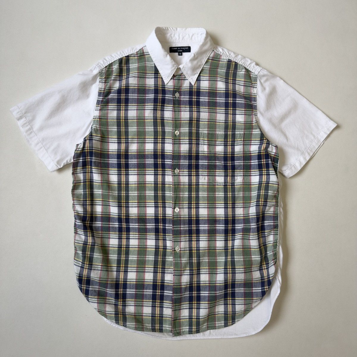 Comme des Garcons S/S 05 Madras Check Front Panel Shirt Size US M / EU 48-50 / 2 - 2 Thumbnail