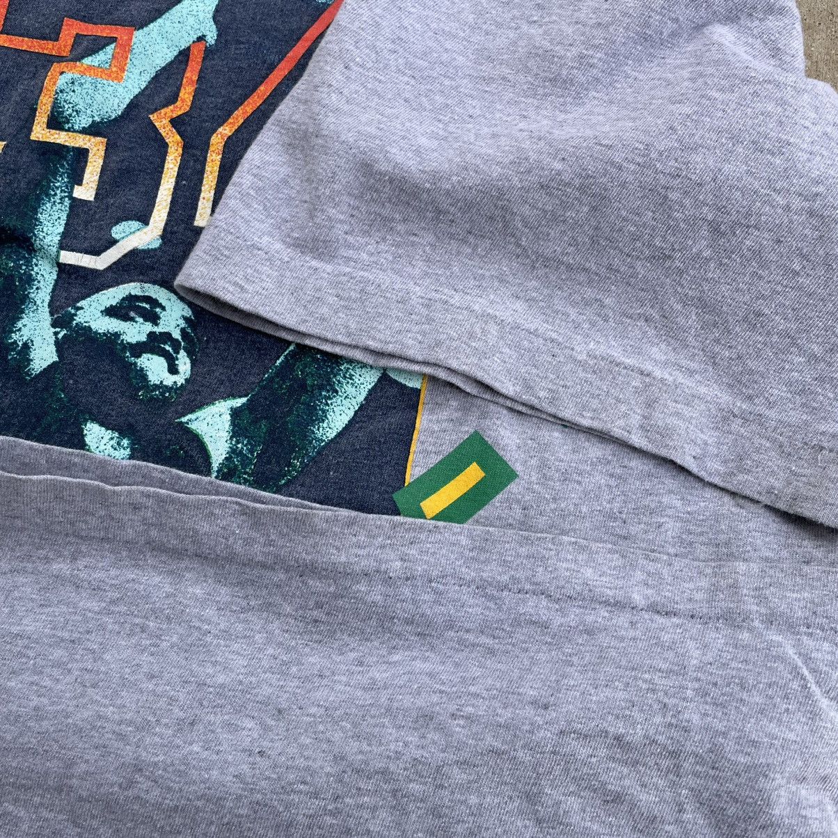 Nike Vintage 90s Nike Force Charles Barkley Basketball Tee Grey Size US XL / EU 56 / 4 - 6 Thumbnail