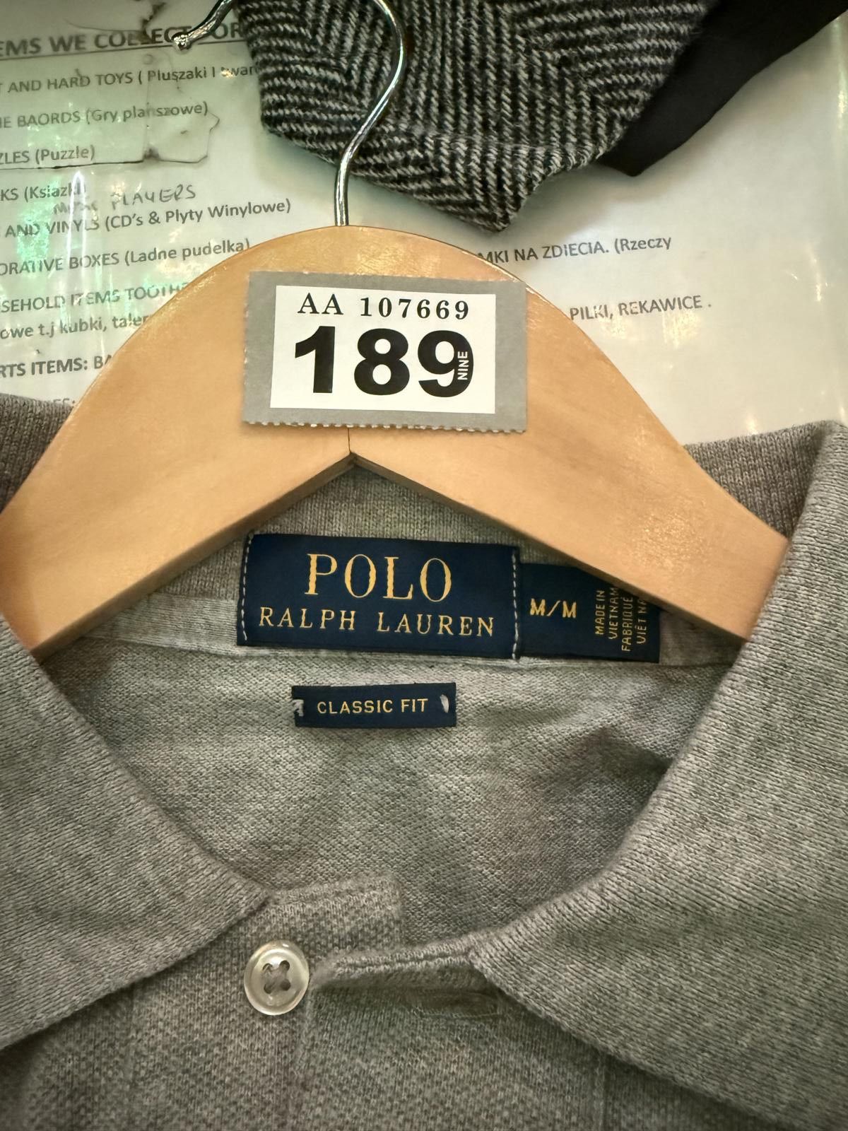 Polo Ralph Lauren Polo Ralph Lauren Classic Fit Men's Polo Shirt Grey Size US M / EU 48-50 / 2 - 4 Thumbnail