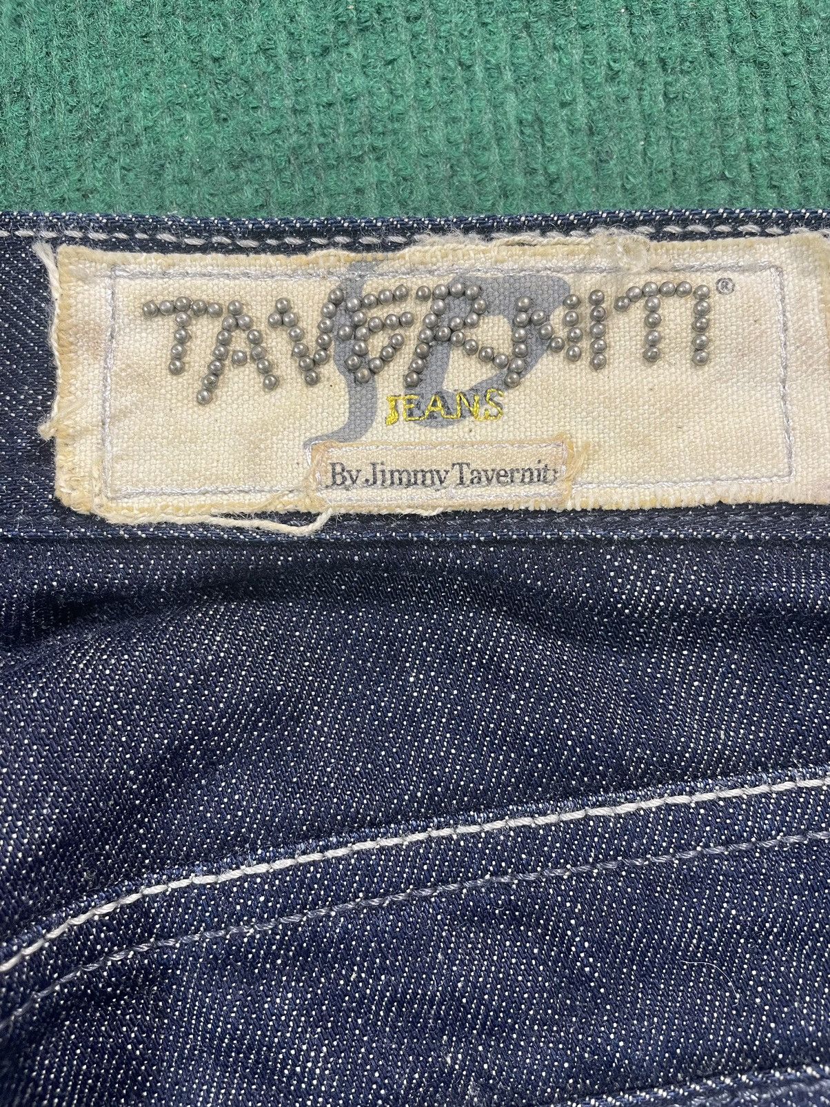 If Six Was Nine Jimmy Taverniti Flair Wide Leg Jeans Size US 32 / EU 48 - 7 Thumbnail