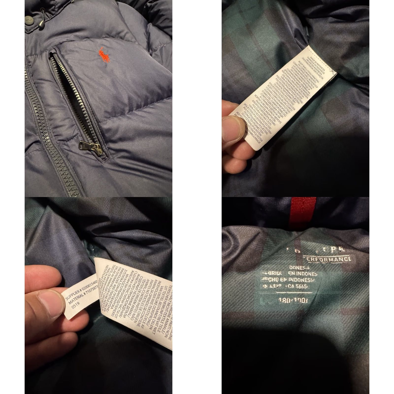 Ralph Lauren Polo Ralph Lauren Goose Down Jacket Puffer Coat Blue Size Large Men Regular Zip Off Hood 700 Fill Power Fall Winter Size US L / EU 52-54 / 3 - 9 Thumbnail