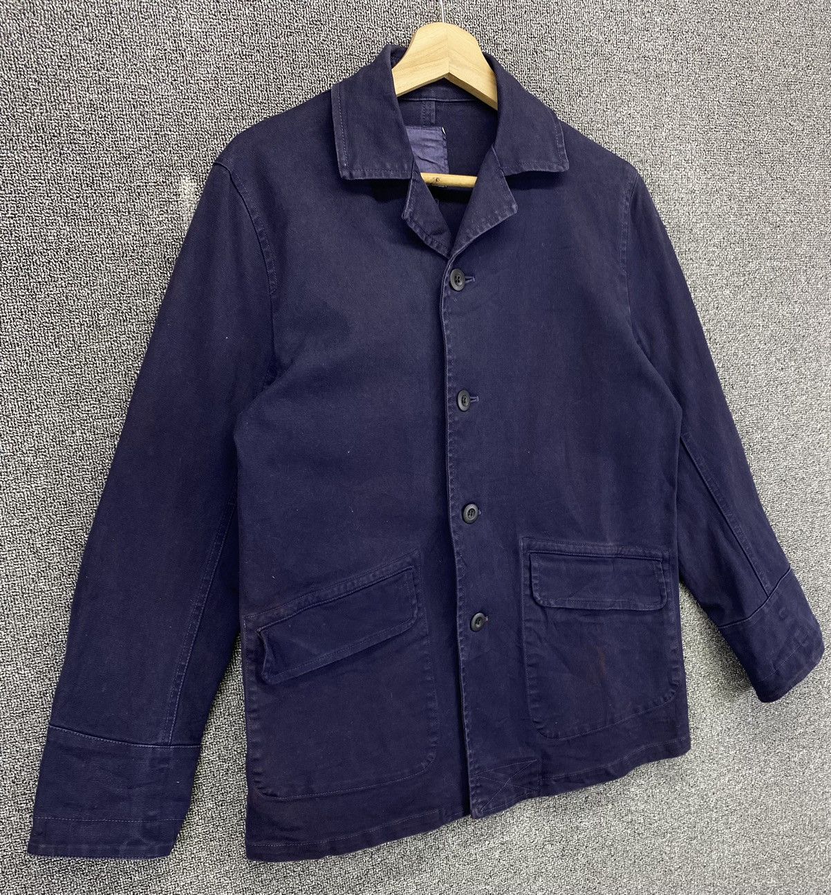 Japanese Brand Vintage Japanese Brand Denim Style Chore Jacket Size US M / EU 48-50 / 2 - 2 Thumbnail