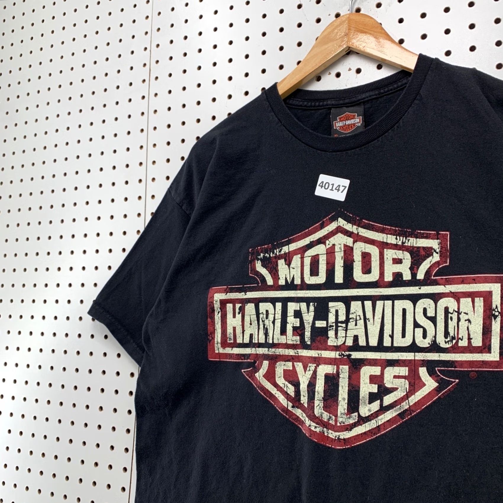 Harley Davidson Harley-Davidson Shirt Mens XL Black Fox Rivers ST Charles Illinois 23x28.5 Size US XL / EU 56 / 4 - 7 Thumbnail