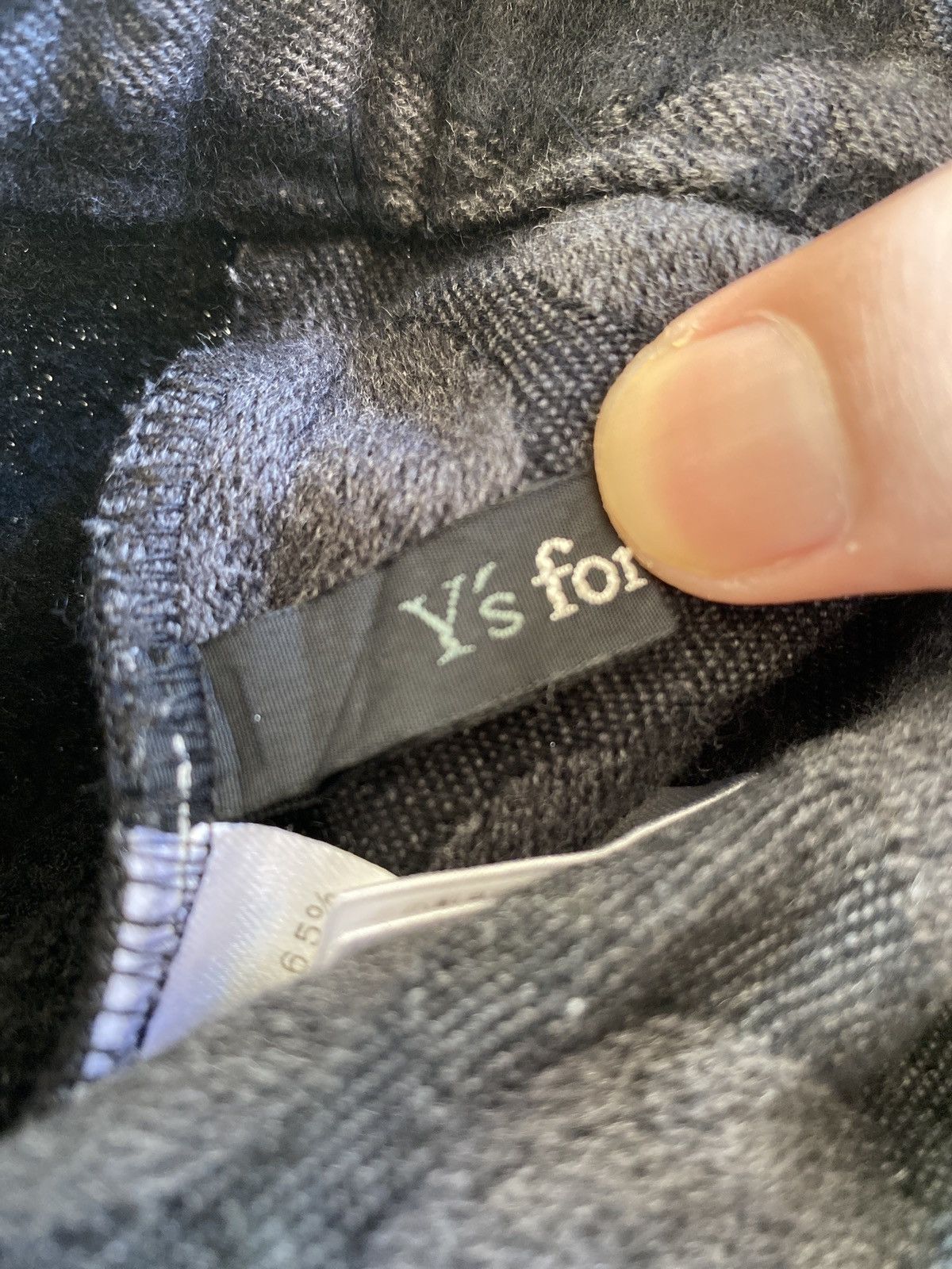Yohji Yamamoto Y,s Polka dot Fleece Wool Pants Size US 29 - 3 Thumbnail