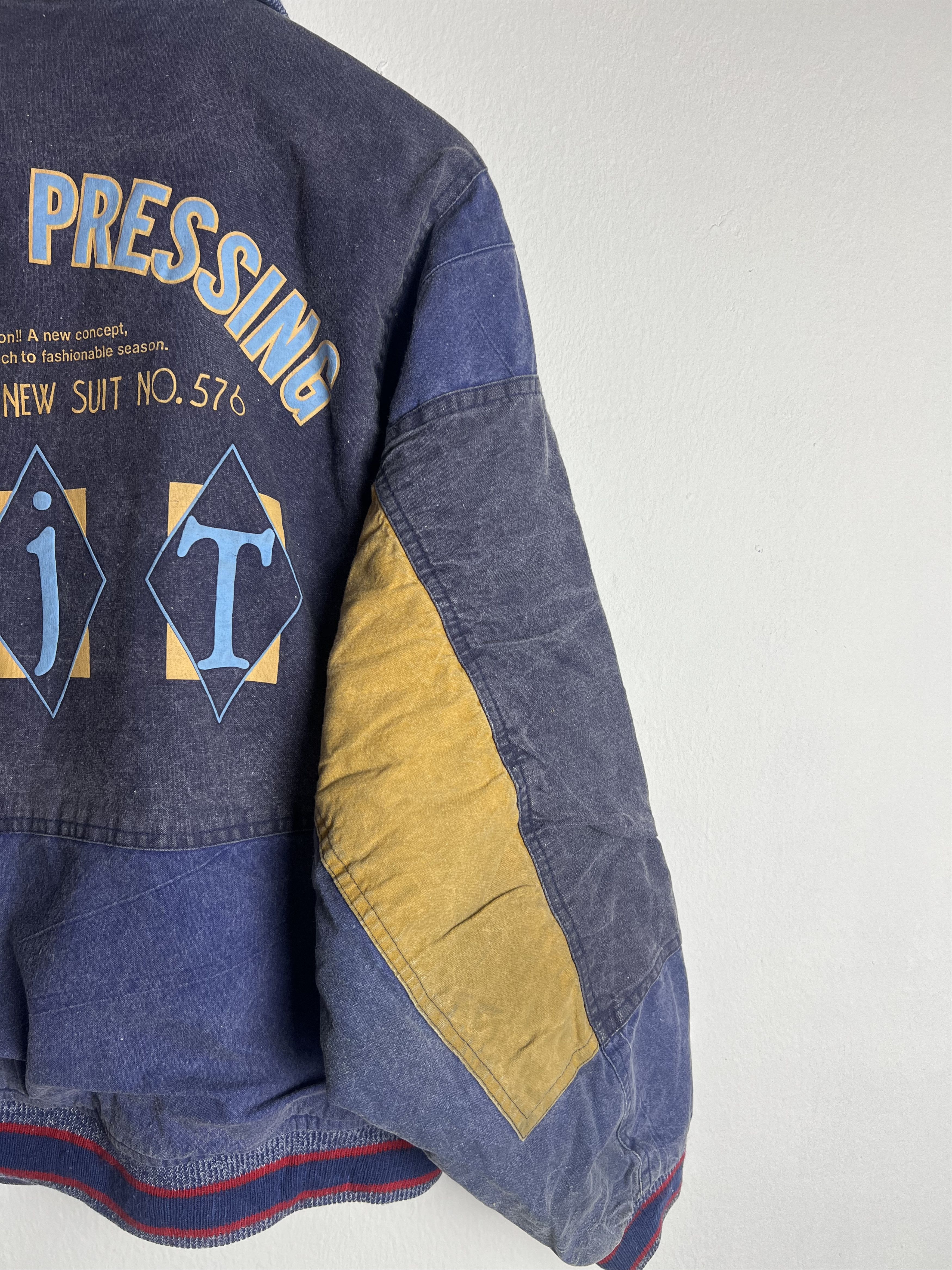 Japanese Brand Vintage KJC Limited Pressing Bomber Jacket Size US M / EU 48-50 / 2 - 11 Thumbnail