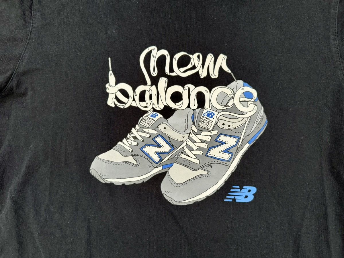 New Balance New Balance 996 Black Graphic T-Shirt Size US M / EU 48-50 / 2 - 2 Thumbnail