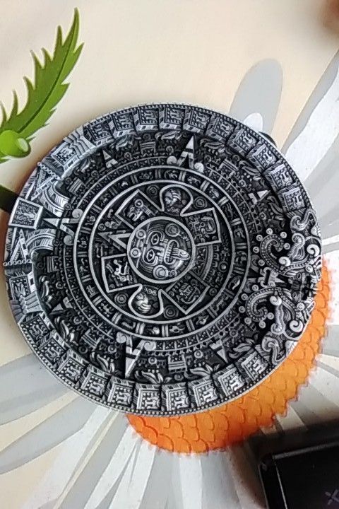 Japanese Brand Aztec Solar Calendar Belt Buckle ( no belt ) Size ONE SIZE - 3 Thumbnail