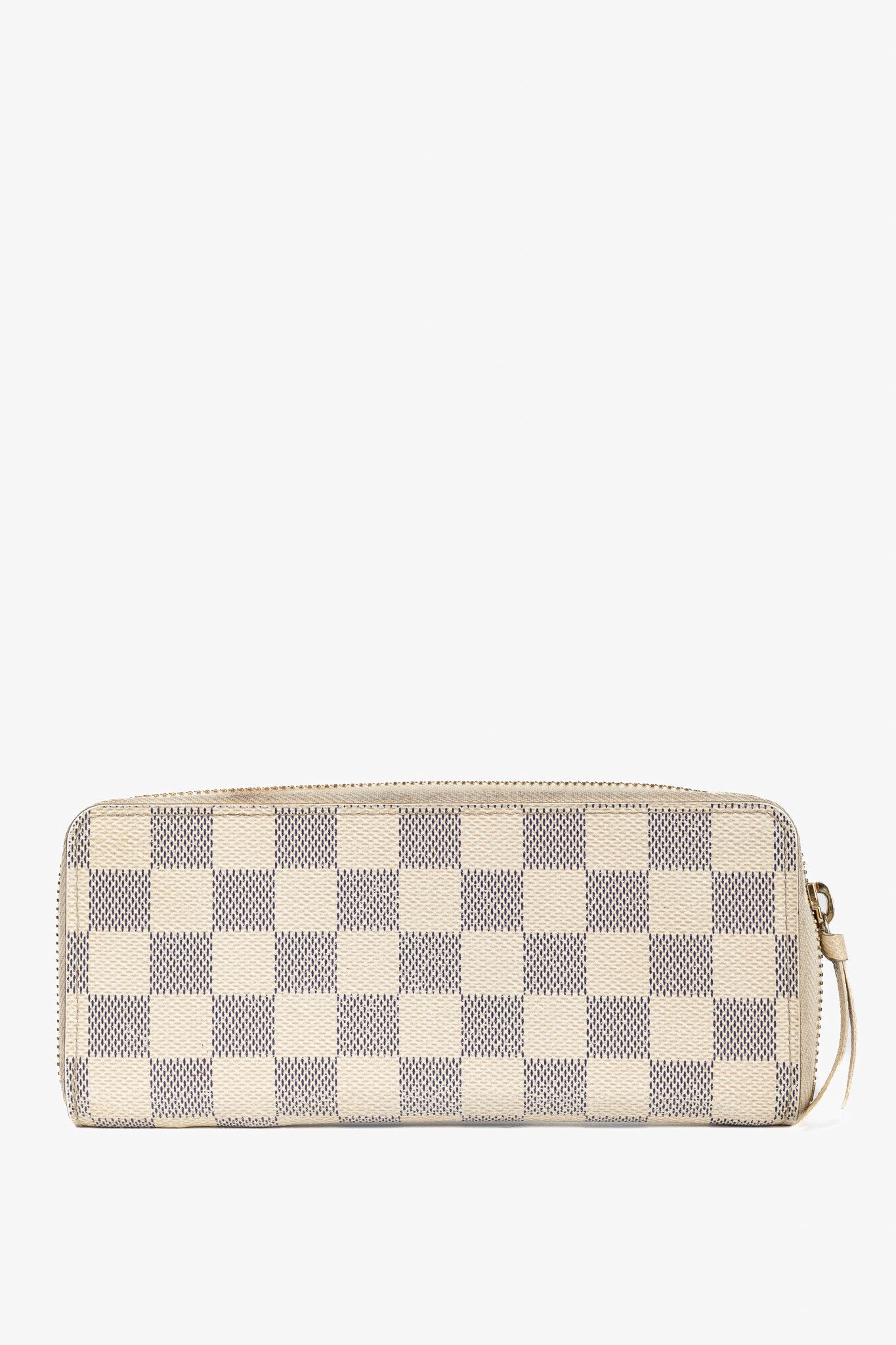 Louis Vuitton Louis Vuitton Clemence Damier Azur Canvas Zip Wallet Size ONE SIZE - 4 Thumbnail