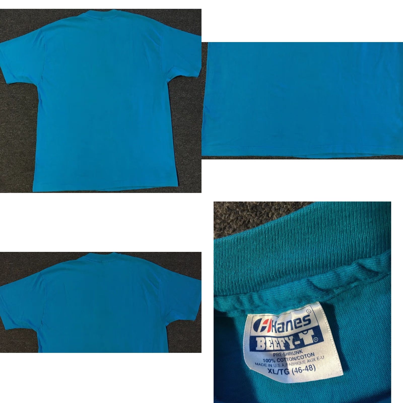 Vintage VINTAGE 90s Arizona Garlic Fest Faded Shirt XL Blue T-Shirt Single Stitch Men Short Sleeve USA Funny Grunge Biker 80s 90s Retro Rock Punk Size US XL / EU 56 / 4 - 8 Thumbnail