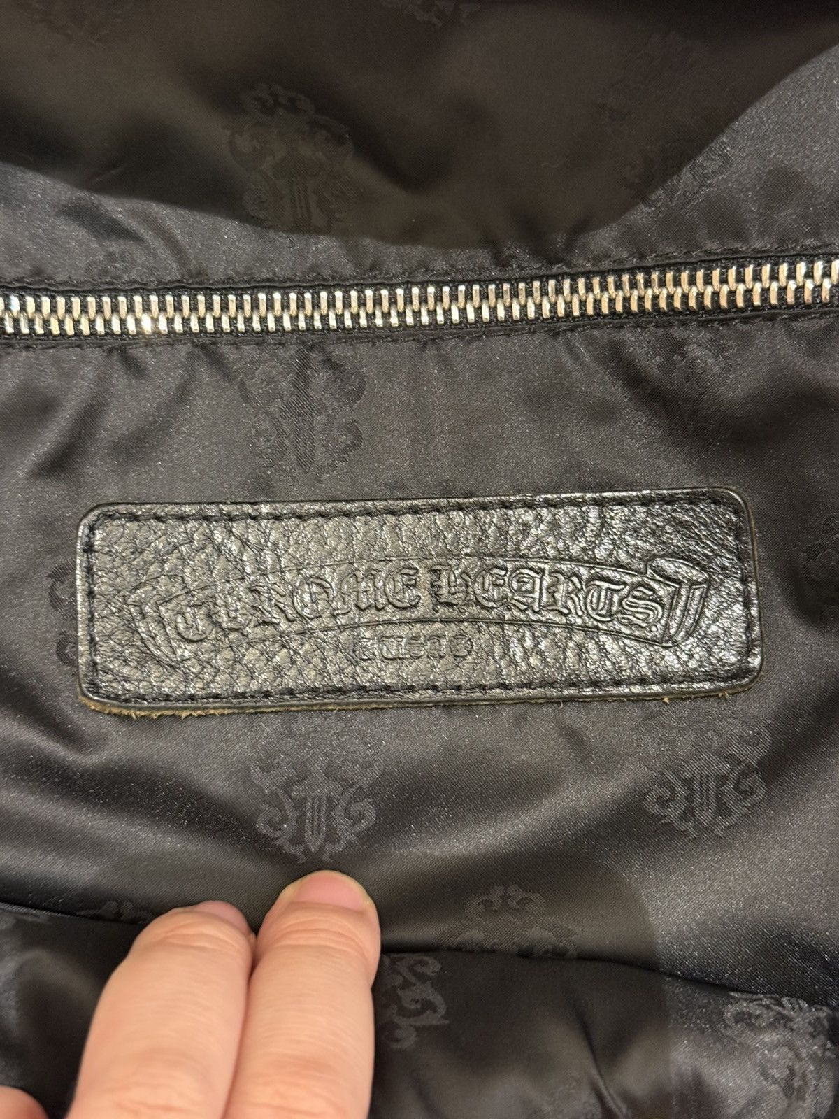 Chrome Hearts 7th Grade Cross Patched Leather Backpack Size ONE SIZE - 5 Thumbnail