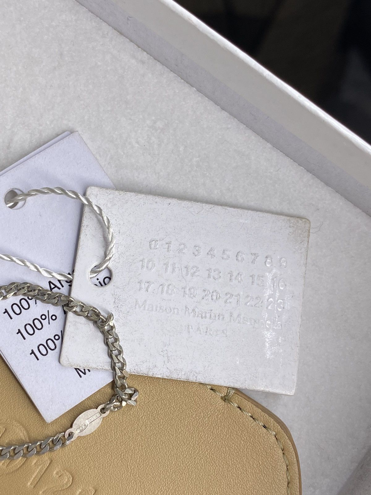 Maison Margiela NWT RRP 515$ Maison Margiela Silver & Leather Key Necklace Size ONE SIZE - 4 Thumbnail