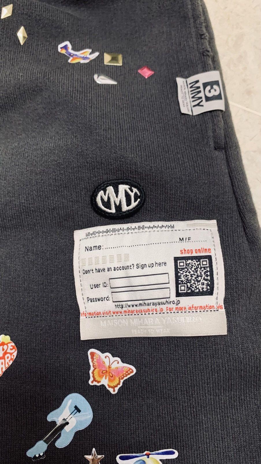 Maison MIHARA YASUHIRO Maison Miharayasuhiro sticker shorts Size US 36 / EU 52 - 5 Thumbnail