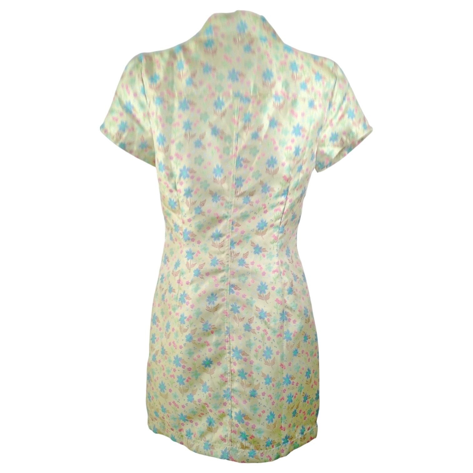 Other Storia Floral Snap Down Shirt Sheath Dress Shimmer Fairy Size M / US 6-8 / IT 42-44 - 3 Thumbnail