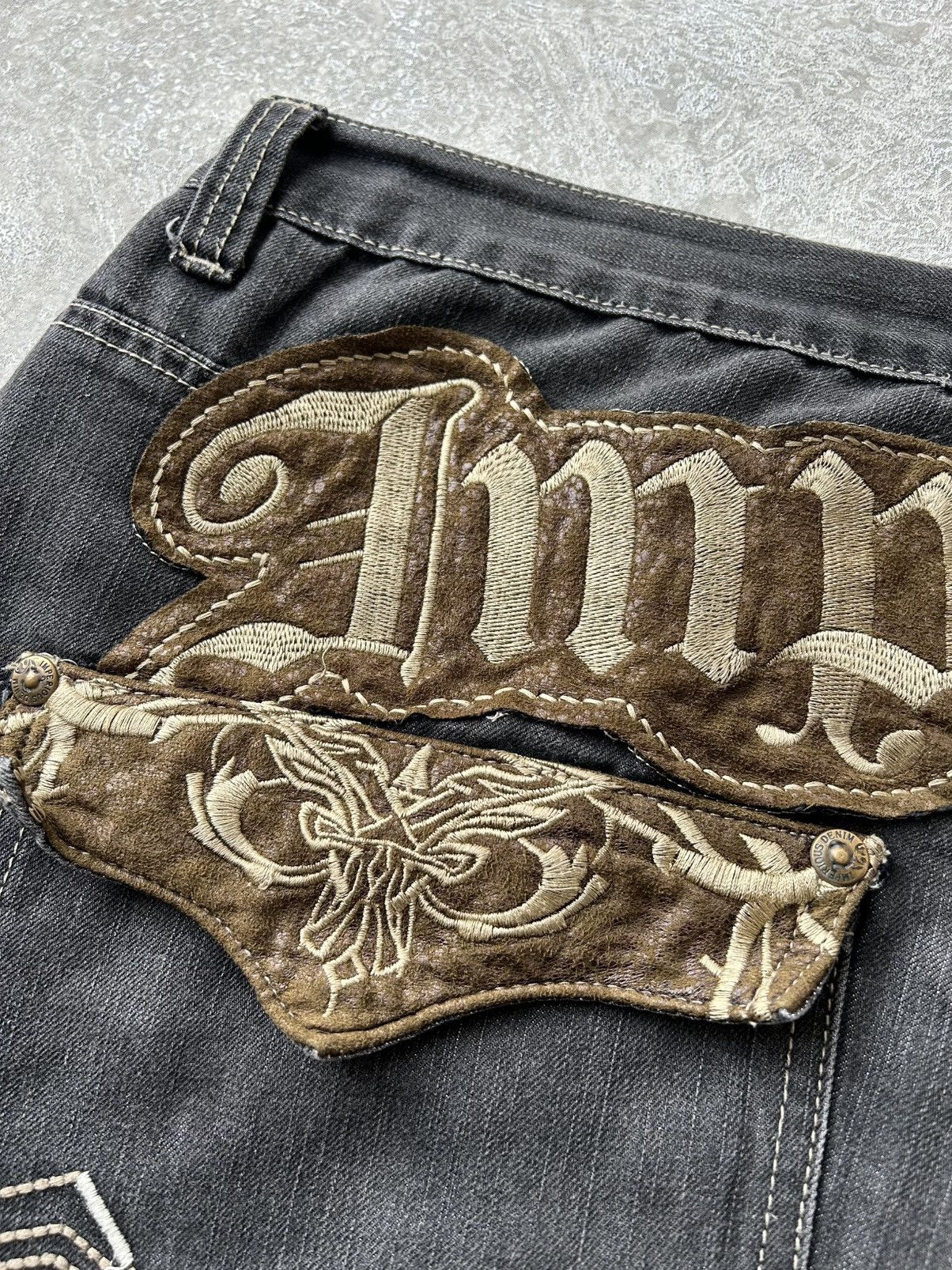 Imperious Y2K Vintage Imperious Embroidered Baggy Jorts JNCO Style Size US 42 / EU 58 - 12 Thumbnail
