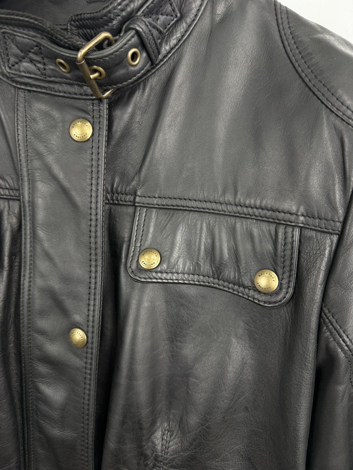 Belstaff 🇬🇧 Belstaff Pure Motorcycle Armored Leather Biker Jacket Rare Size US S / EU 44-46 / 1 - 8 Thumbnail