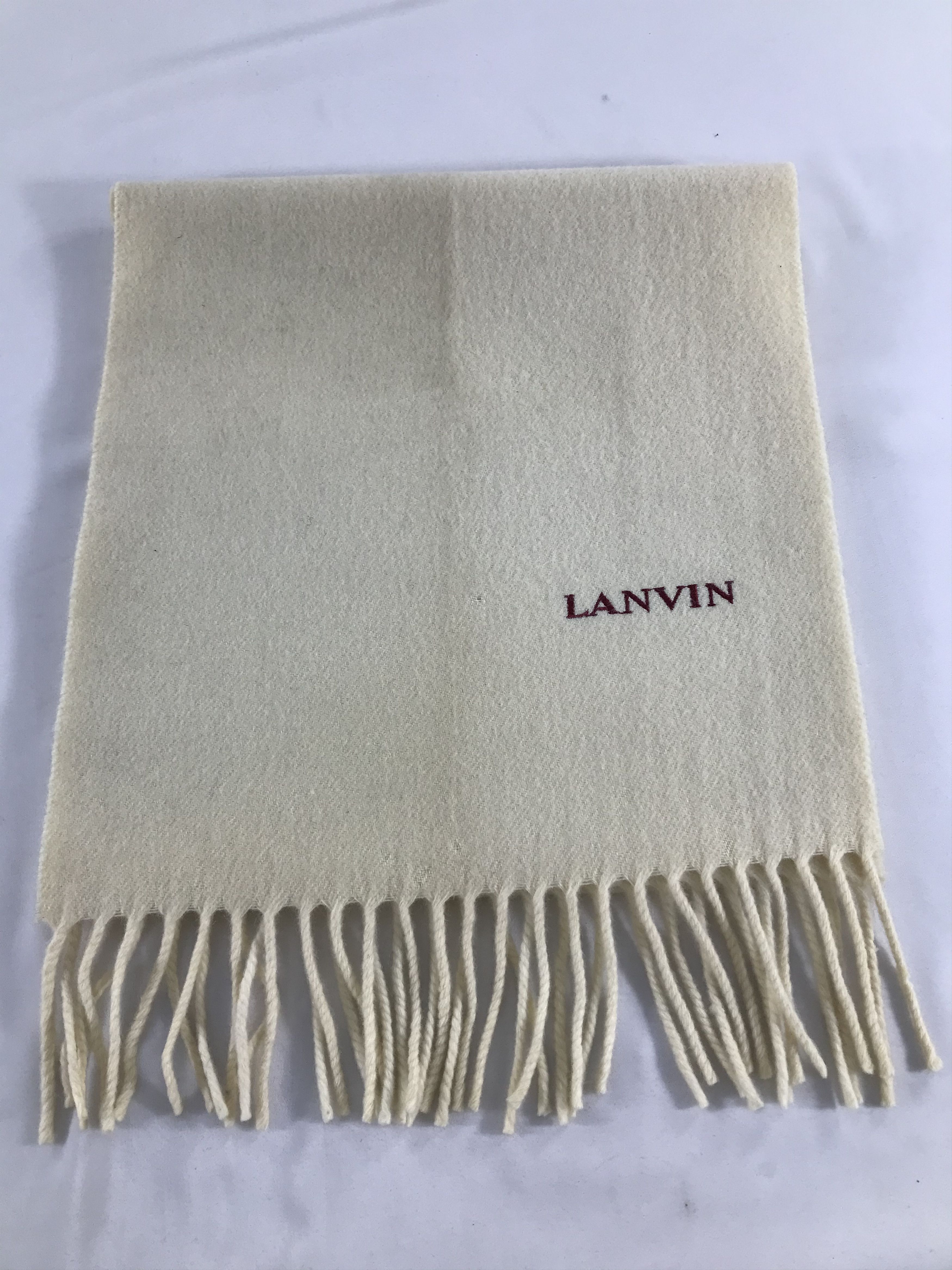 Lanvin Lanvin Wool Scarf Muffler V407 Size ONE SIZE - 2 Thumbnail