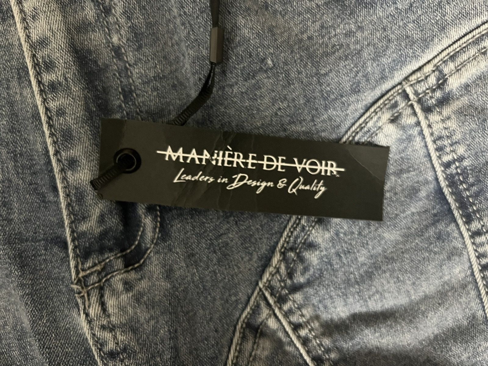 Maniere De Vior Maniere De Voir Contour Seam Jeans Size 4 Size 27" / US 4 / IT 40 - 6 Thumbnail