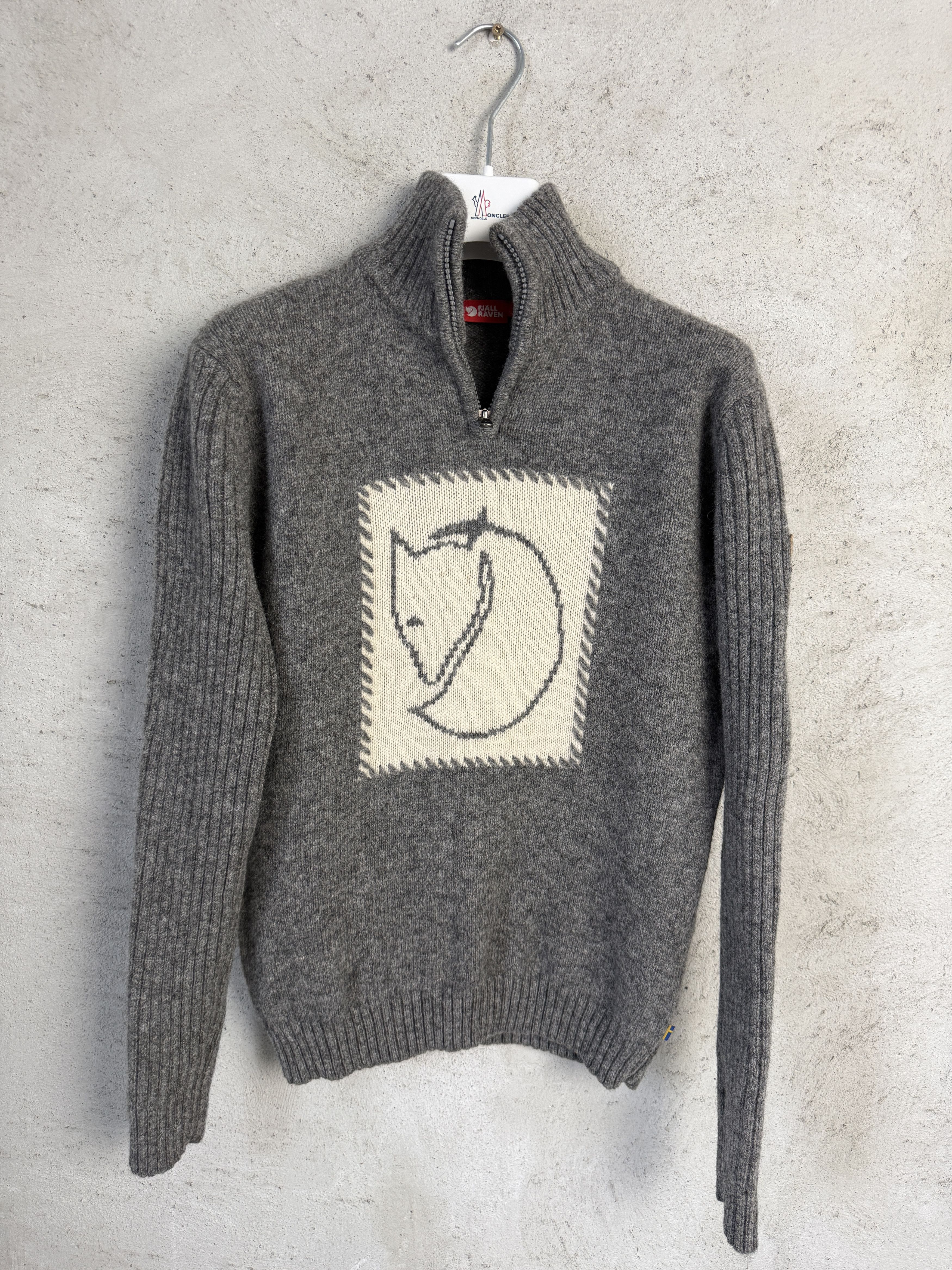 Fjallraven Fjallraven Louise Sweater knitwear wool big logo Size L / US 10 / IT 46 - 1 Thumbnail